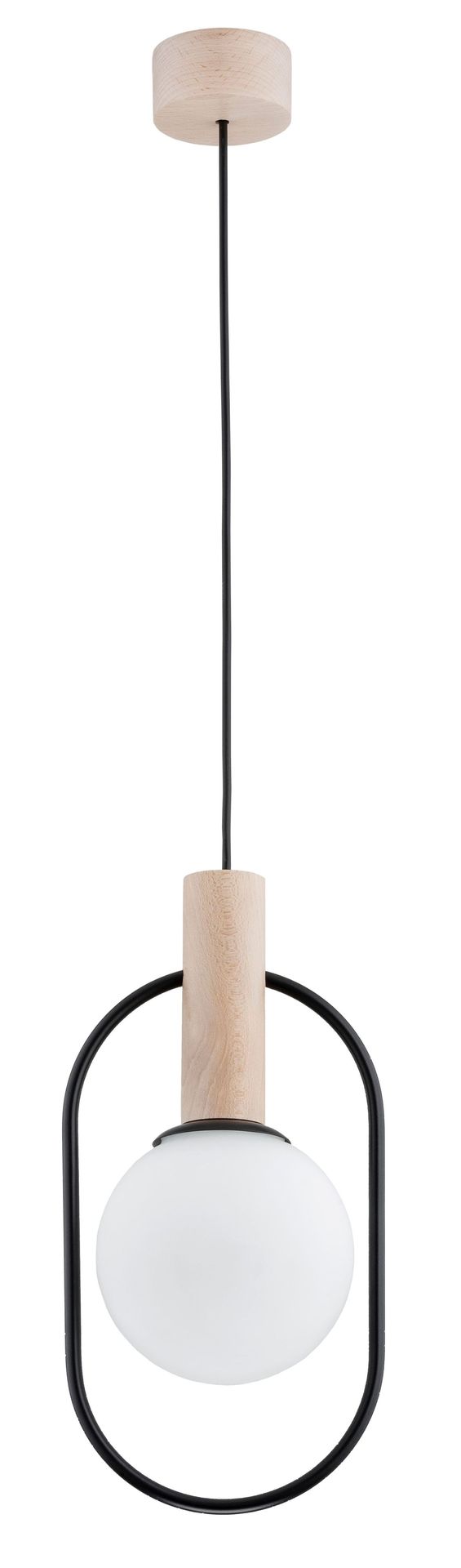Nowoczesna lampa z drewnianymi elementami AL 61151 z serii MIKI