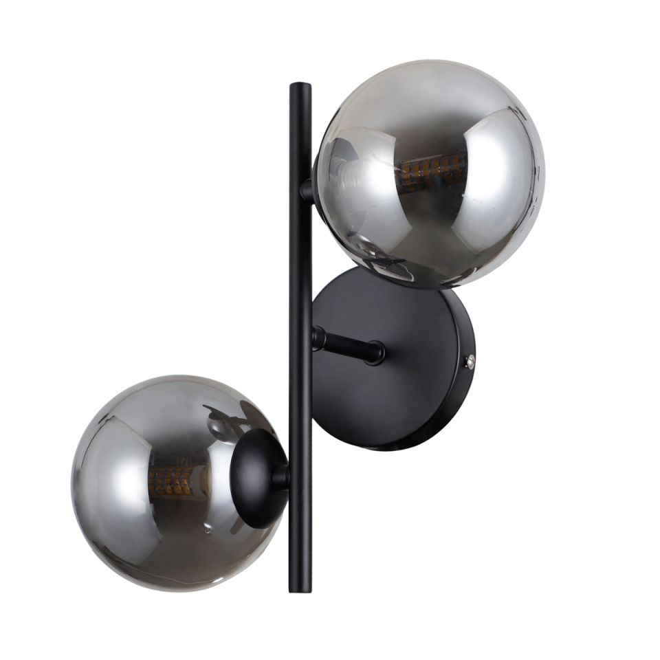 Dekoracyjny kinkiet do salonu WL-2244-2-BL z serii ERIMIDA (｡◕‿◕｡) 20% RABATU z kodem BON20  W KOSZYKU! WIDZIAŁEŚ LEPSZĄ OFERTĘ? NAPISZ MAILA LUB ZADZWOŃ SKLEP@KAJA.COM.PL (｡◕‿◕｡) OFICJALNY DYSTRYBUTOR (｡◕‿◕｡) 30 LAT NA RYNKU (｡◕‿◕｡)