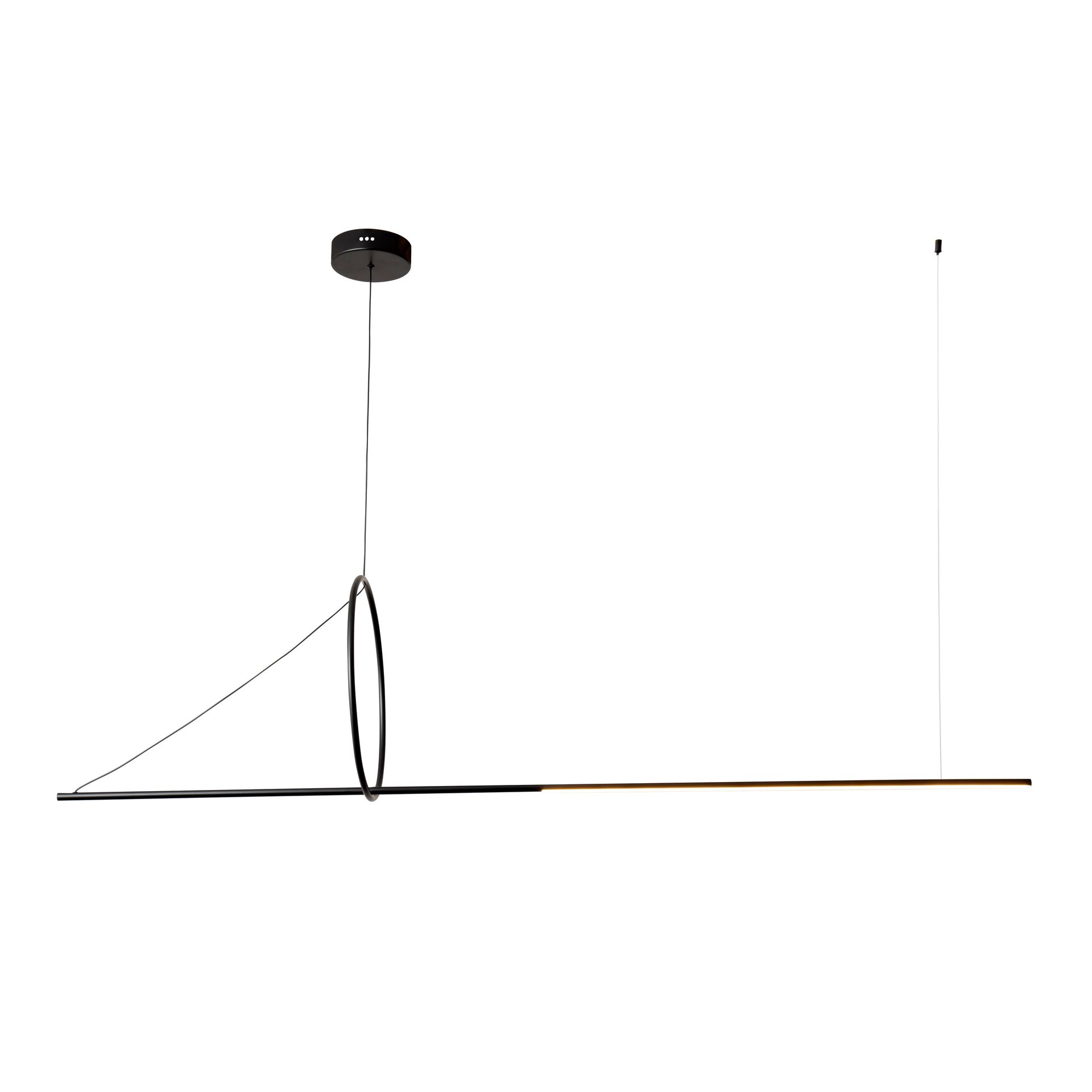 Ozdobna lampa wisząca z dekoracyjnym okręgiem K-8189 z serii MONA