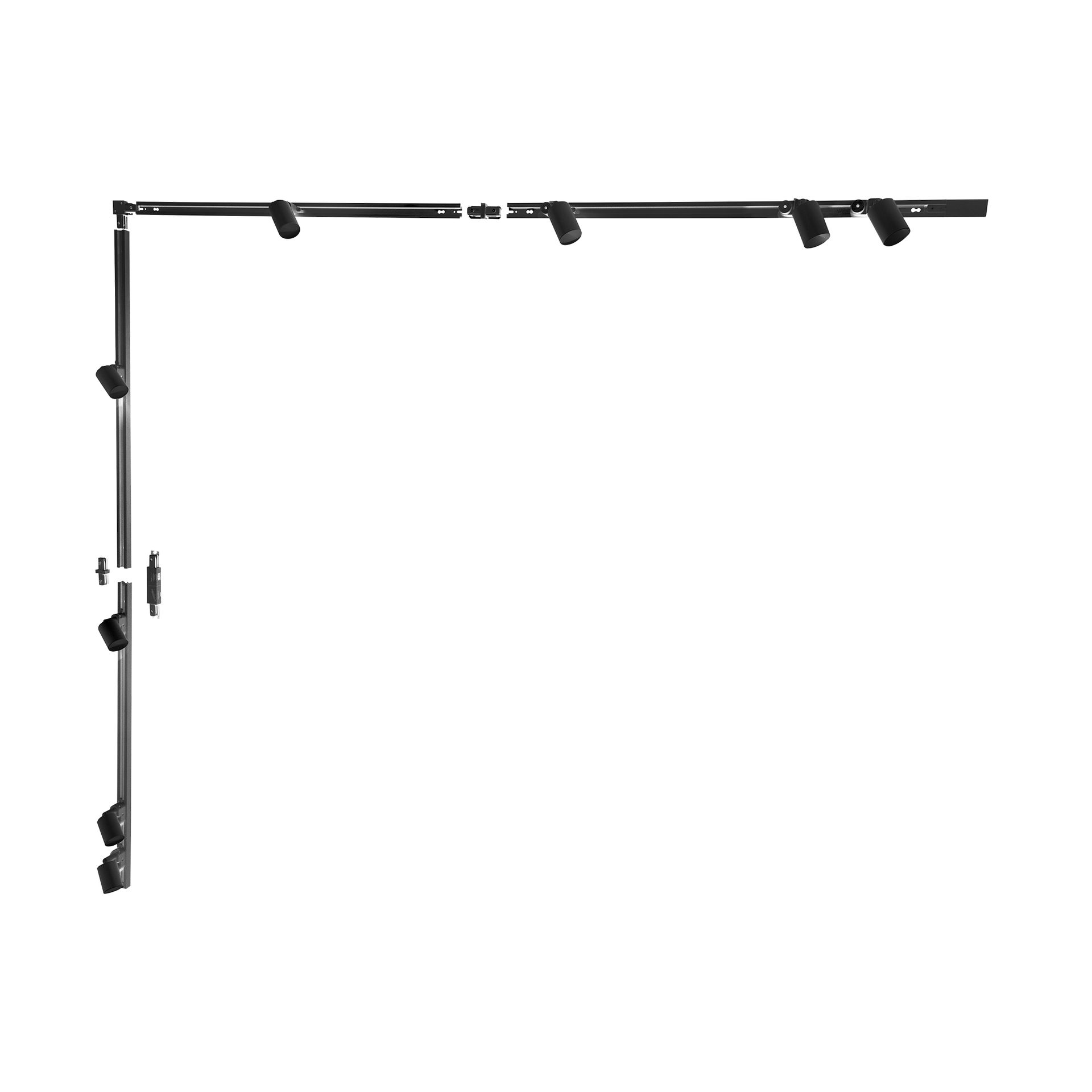 Listwa szyna 2mx2m kształt L, komplet z reflektorami ZM 3019