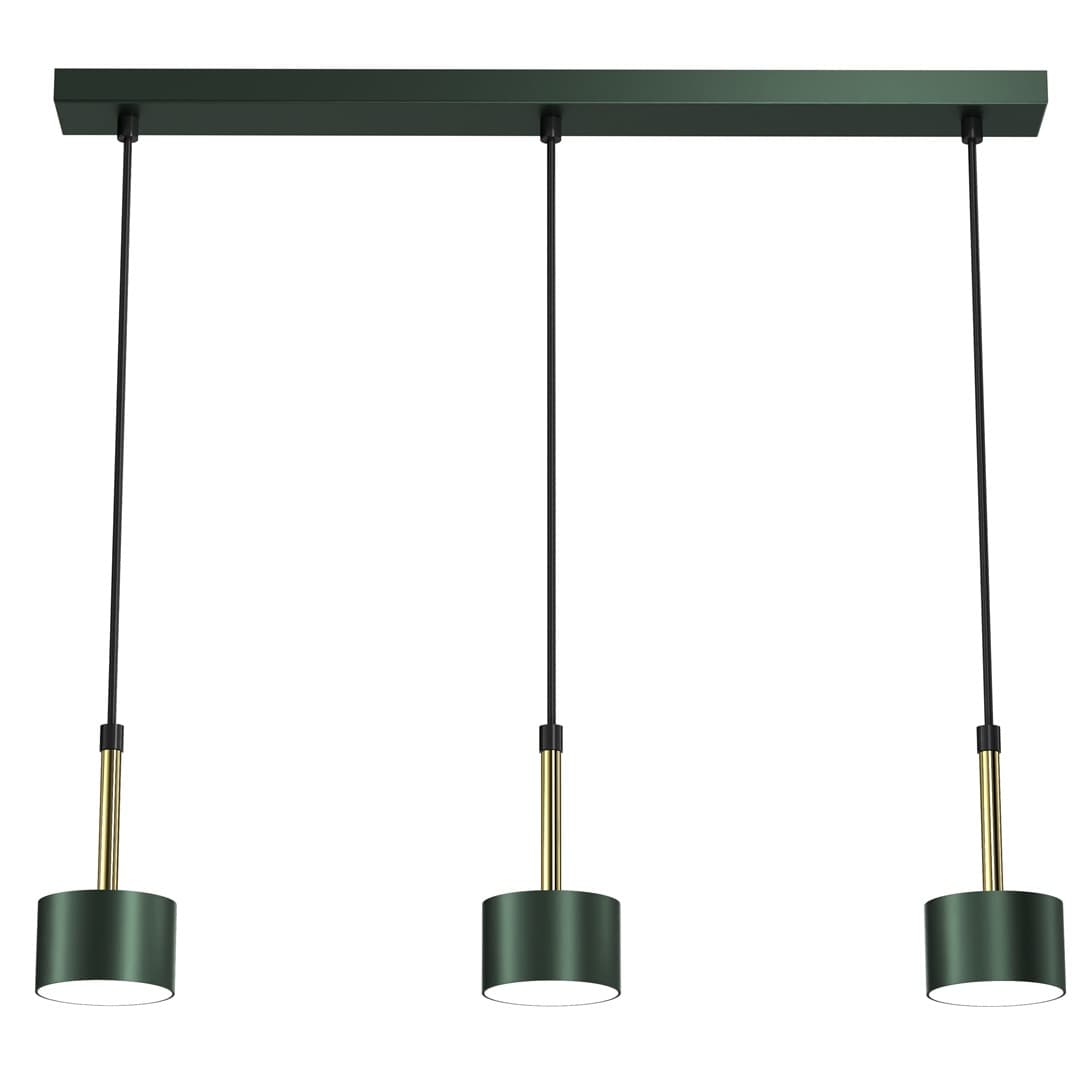 Zielona lampa ze złotymi elementami MLP7767 z serii ARENA