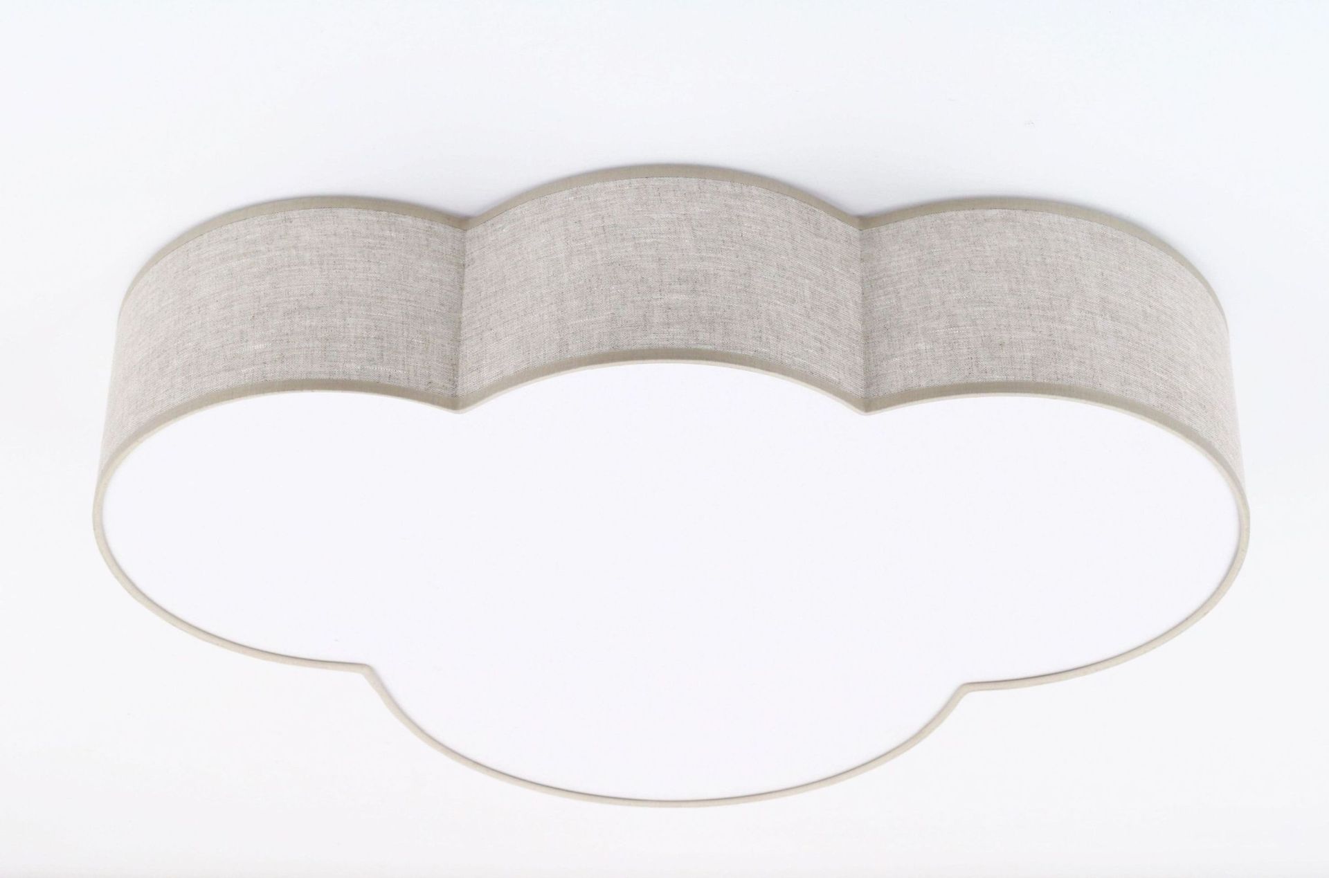 Dziecięca lampa sufitowa lniana chmurka TK 4336 z serii CLOUD