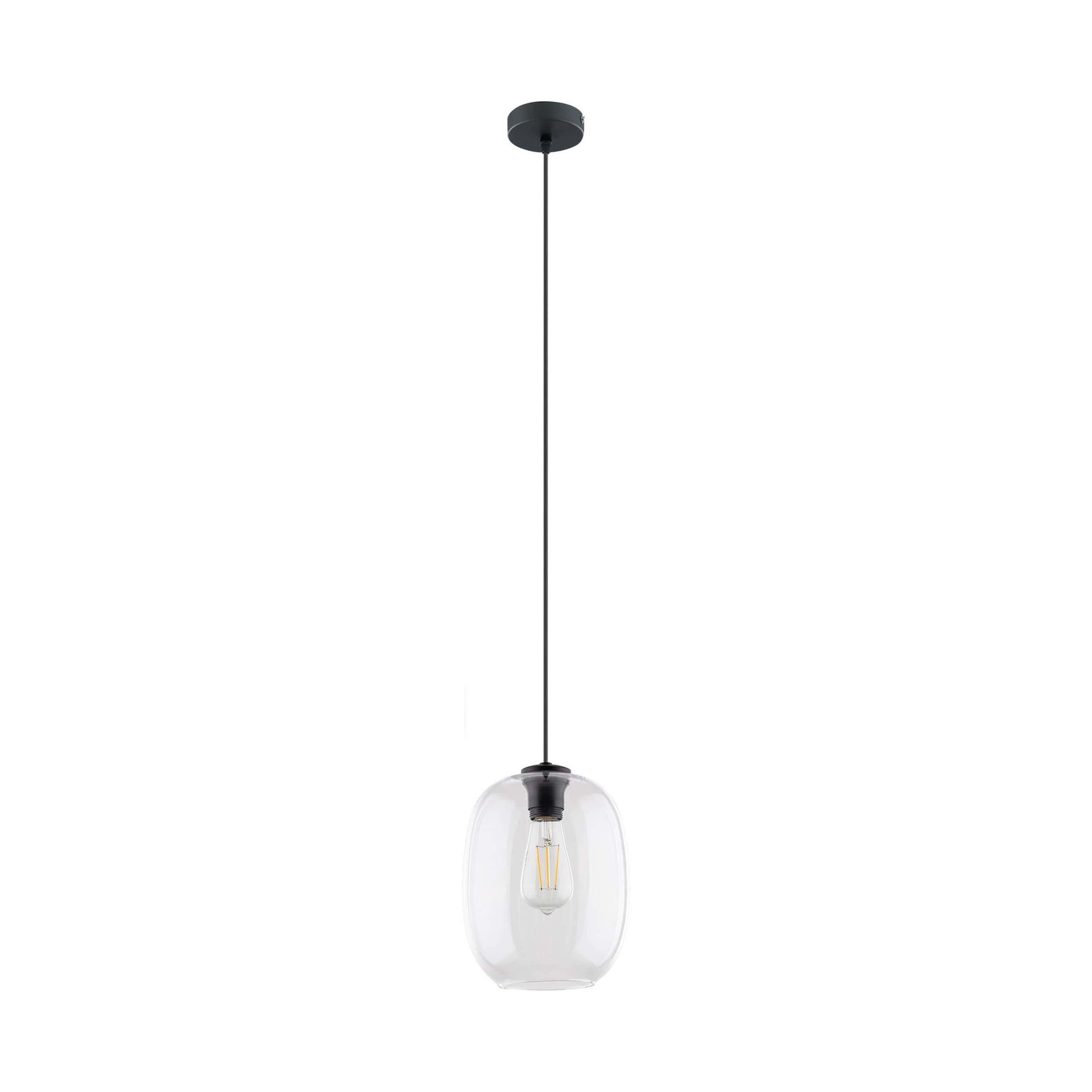 Minimalistyczna lampa wisząca, otwarty klosz TK 4339 z serii ELIO