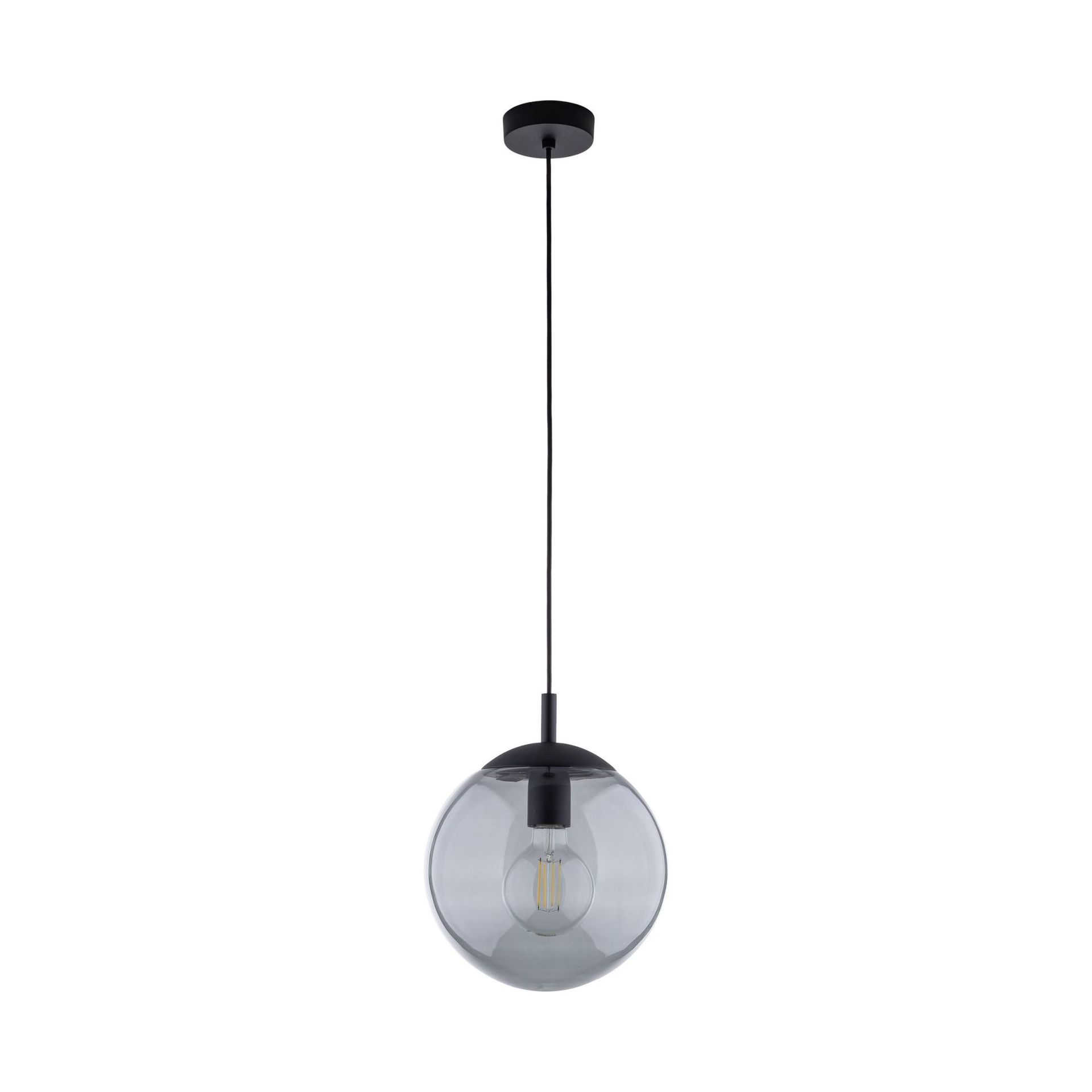 Pojedynczy zwis z kulistym kloszem ⌀25cm TK 5378 z serii ESME GRAPHITE