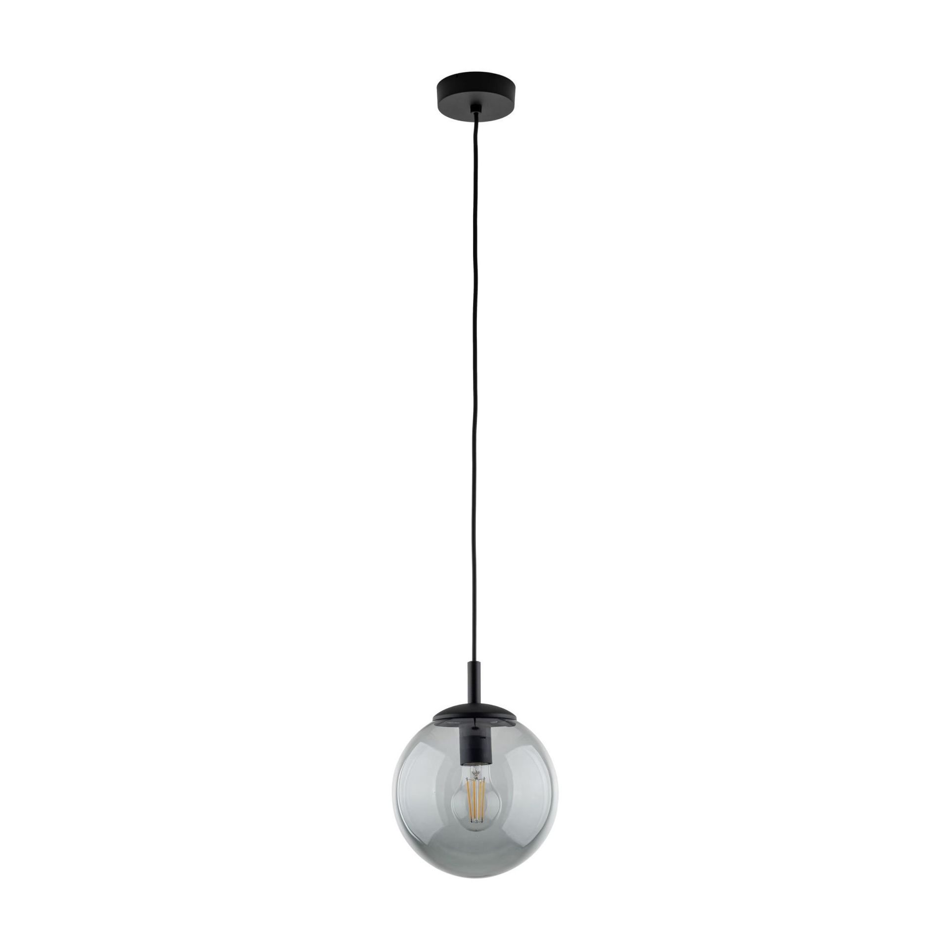 Pojedynczy zwis do sypialni ⌀30cm TK 5379 z serii ESME GRAPHITE