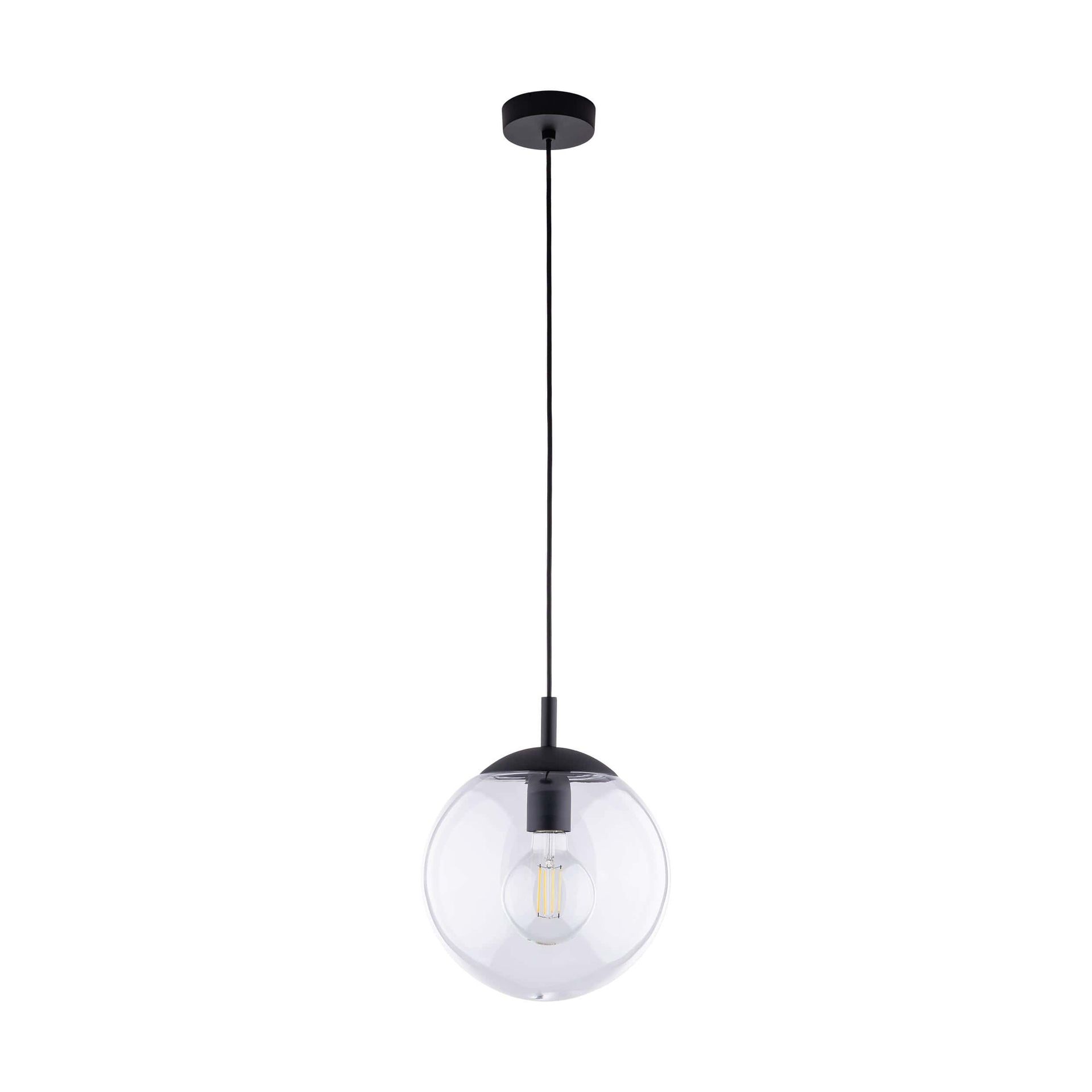 Pojedyncza lampa wisząca z kulą ⌀25cm TK 3266 z serii ESME TRANSPARENT