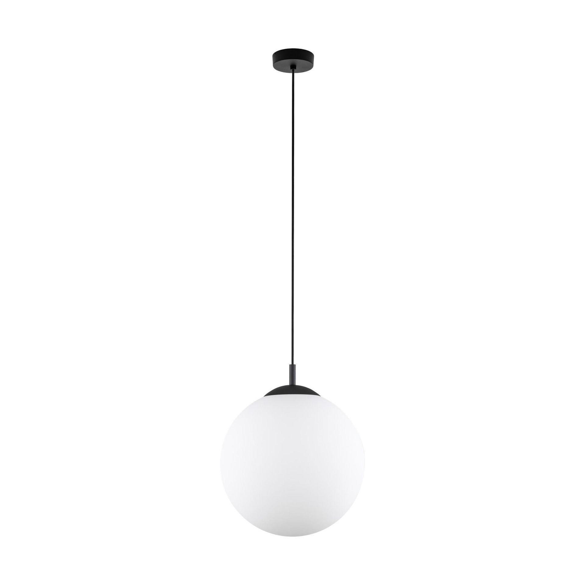 Klasyczna lampa wisząca z białą kulą ⌀35cm TK 5671 z serii ESME WHITE
