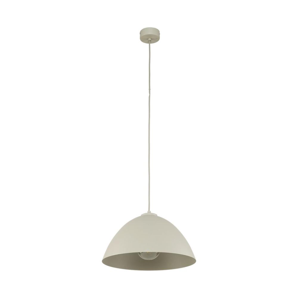 Beżowa, ponadczasowa lampa wisząca ⌀34cm TK 5899 z serii FARO