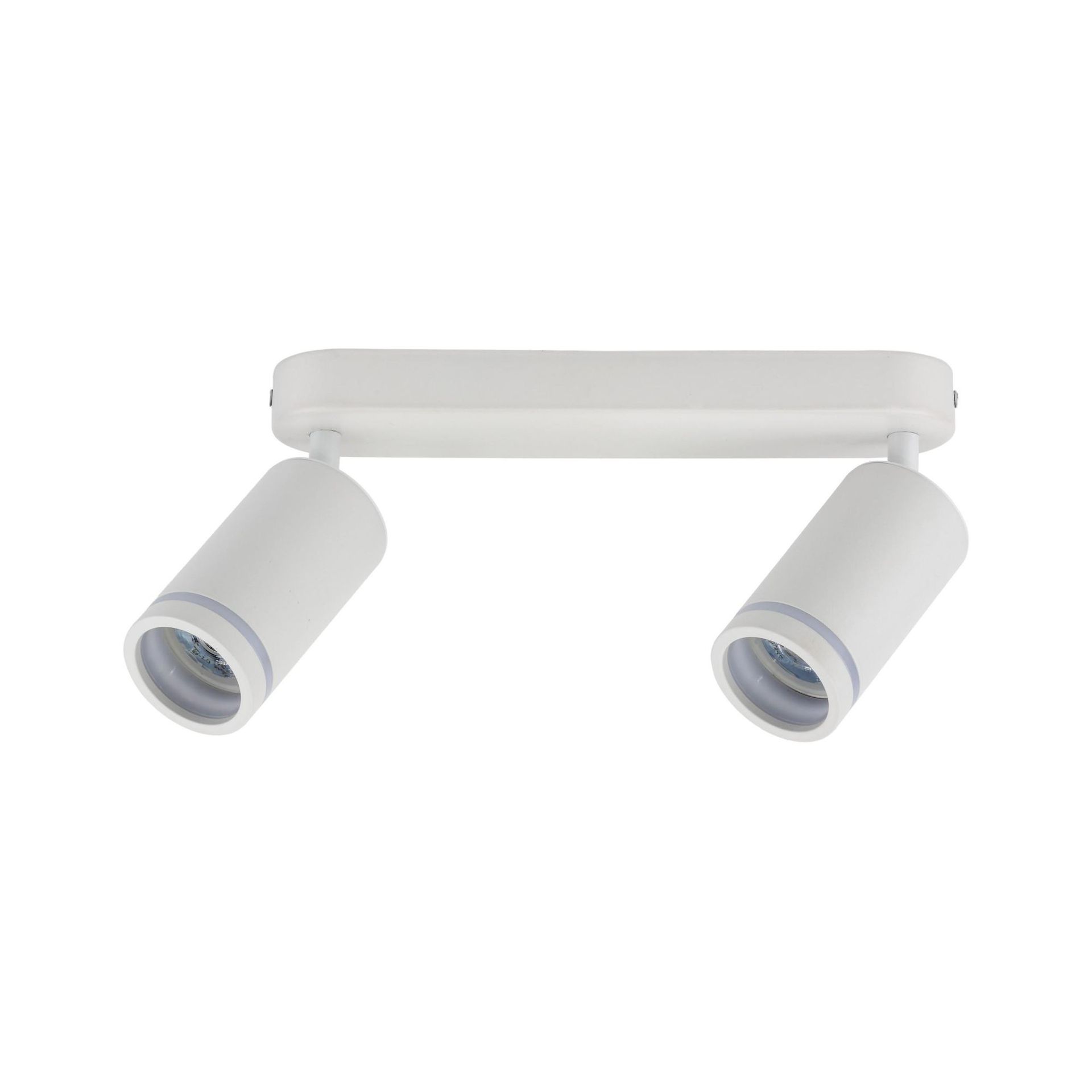 Dwupunktowa lampa sufitowa z reflektorami TK 6913 z serii JET WHITE