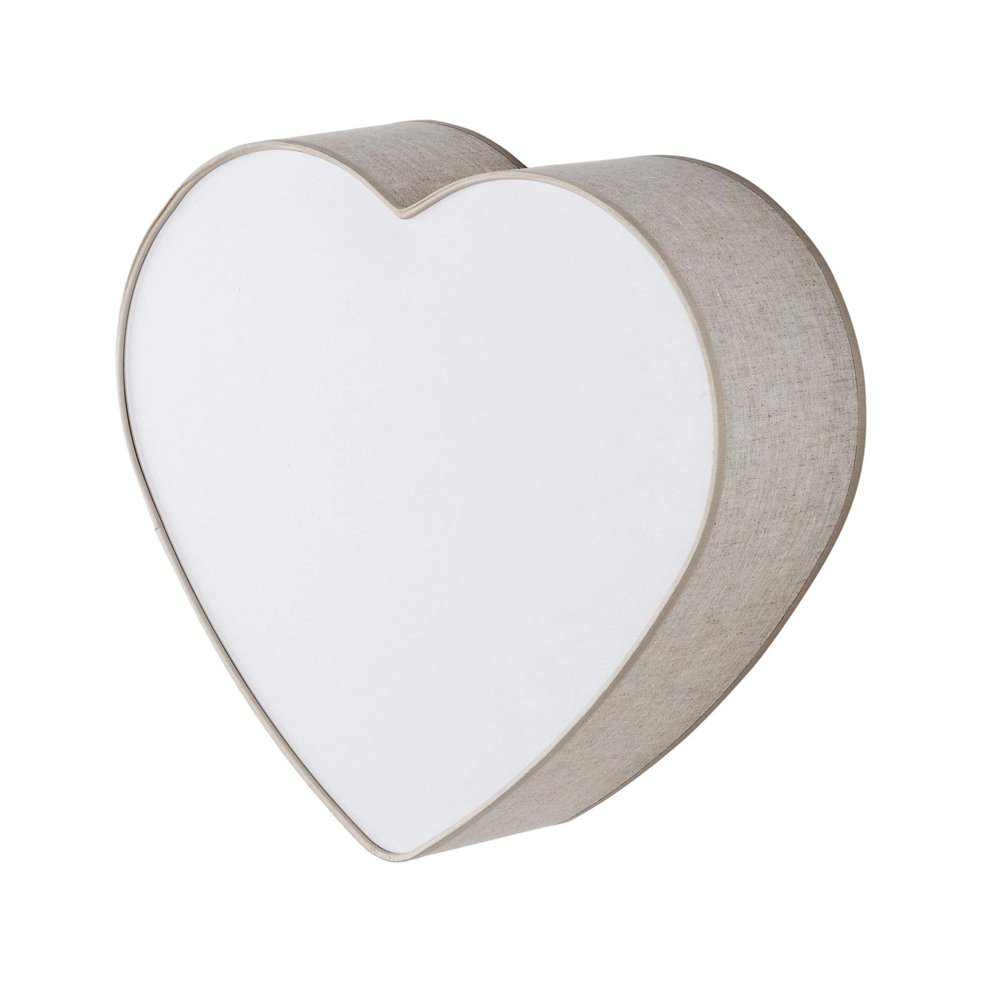 Lniana lampa sufitowa do pokoju dziecięcego TK 757 z serii HEART