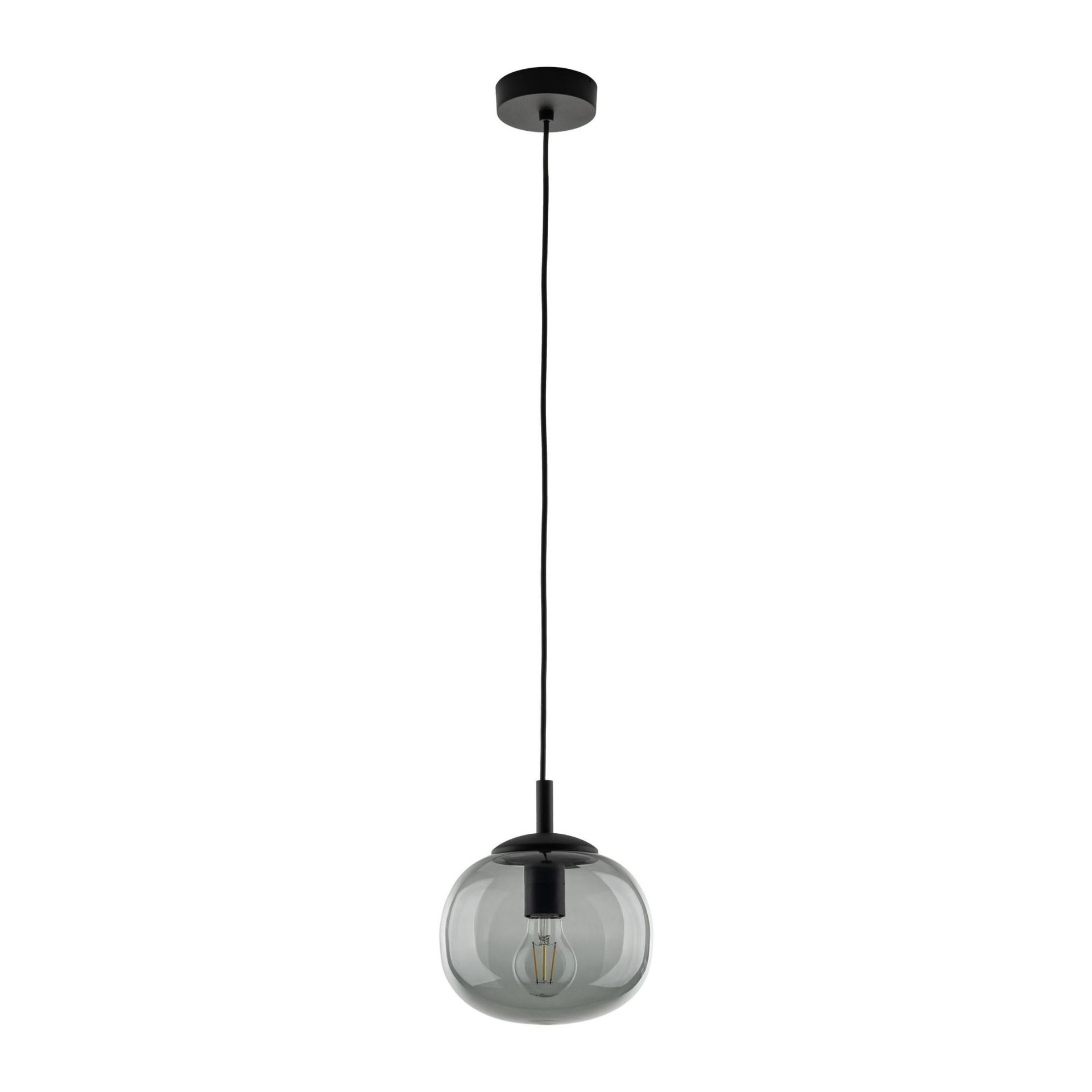 Klasyczna lampa wisząca do kuchni ⌀20cm TK 5825 z serii VIBE GRAPHITE