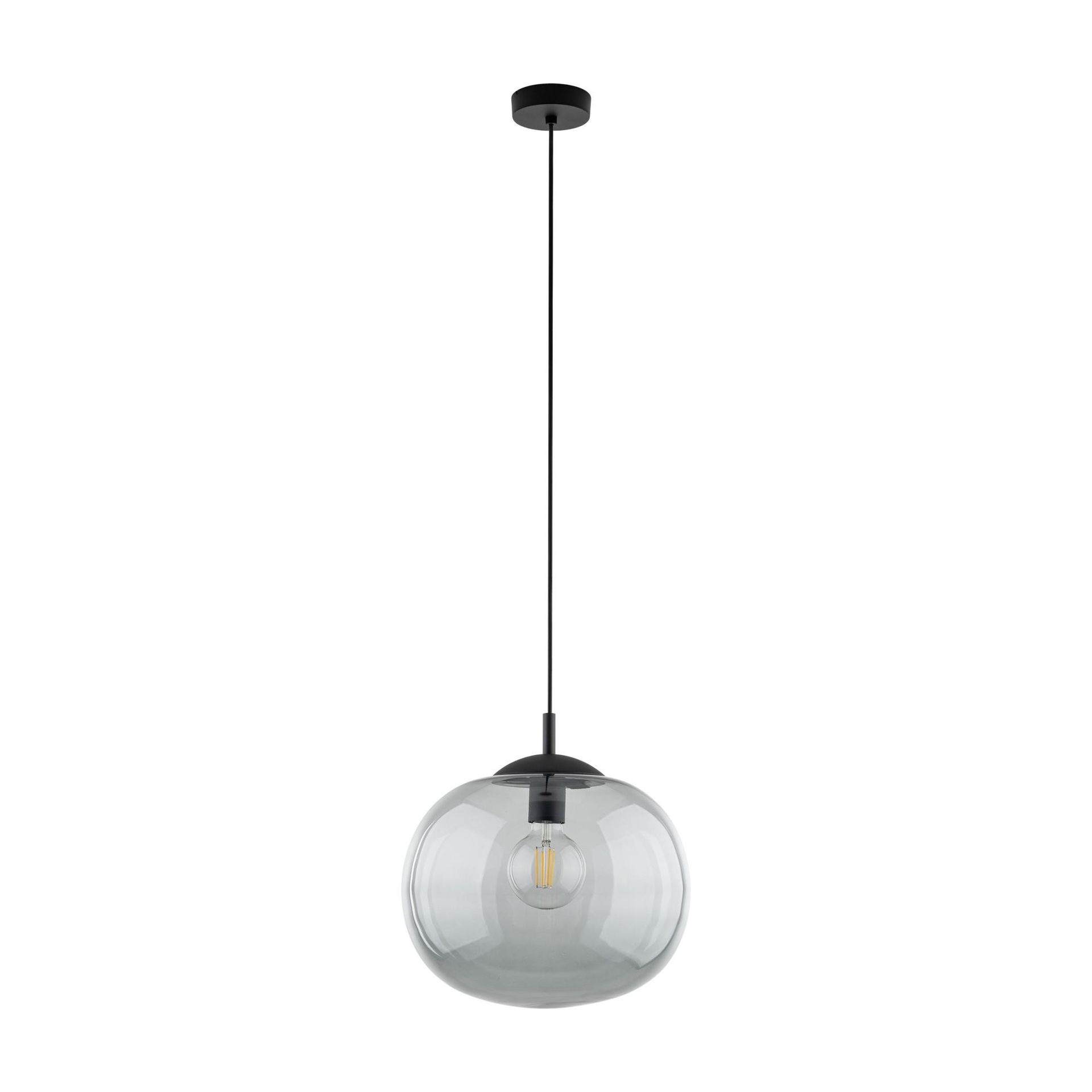 Minimalistyczna lampa wisząca ⌀35cm TK 4972 z serii VIBE GRAPHITE