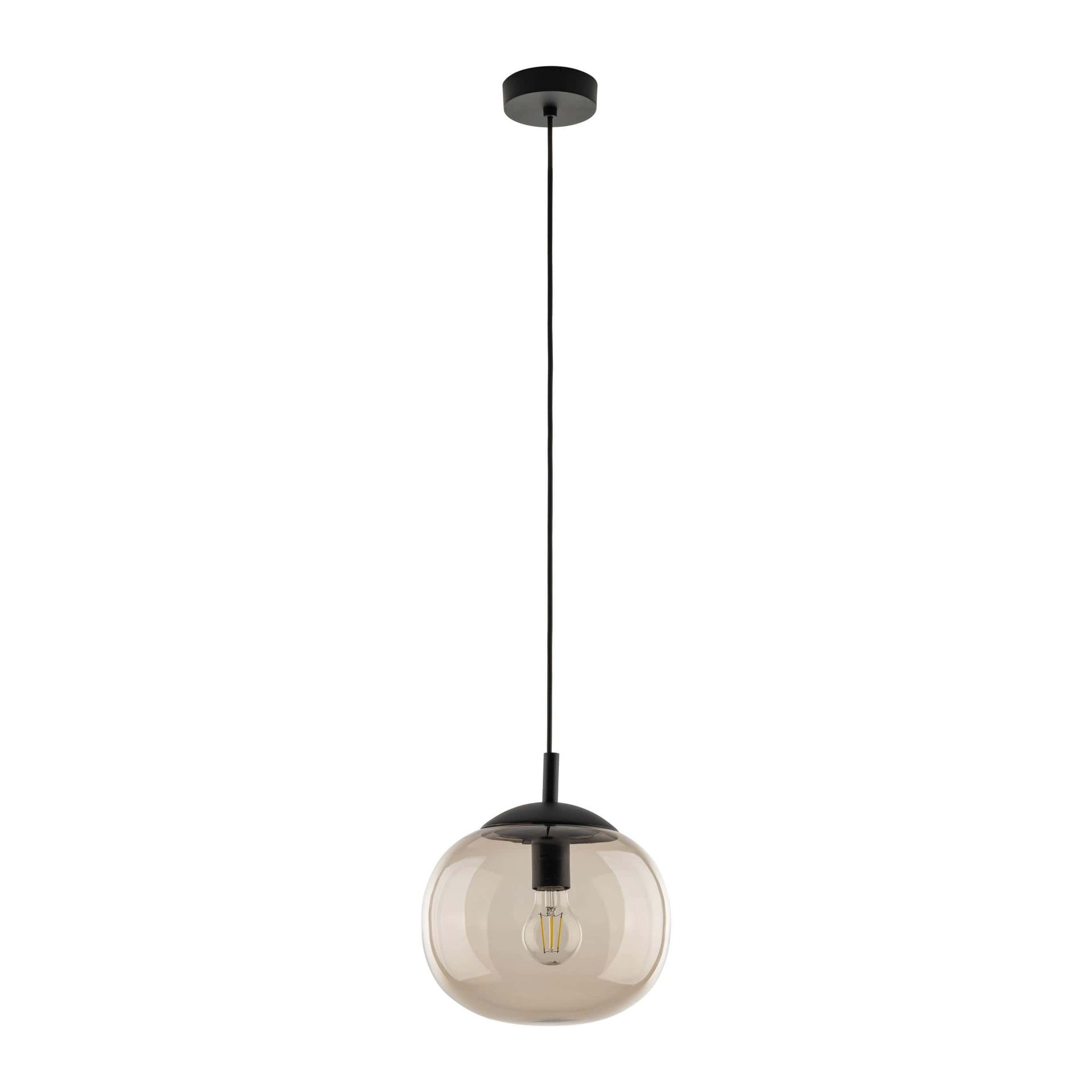 Prosta lampa wisząca do sypialni ⌀30cm TK 4677 z serii VIBE TOPAZ
