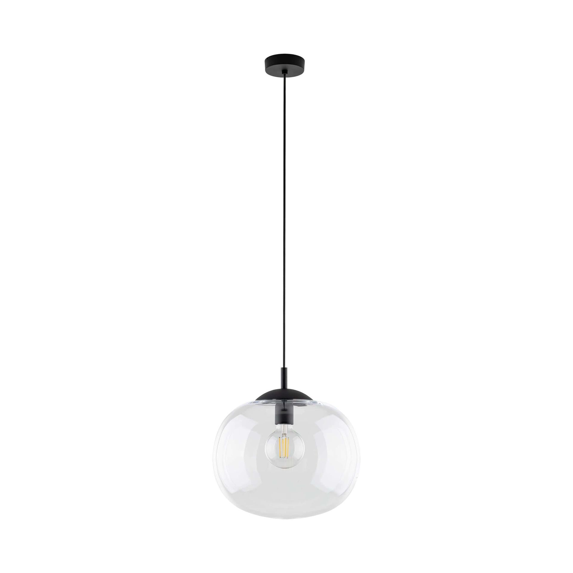 Stylowa, pojedyncza lampa ⌀30cm TK 4817 z serii VIBE TRANSPARENT
