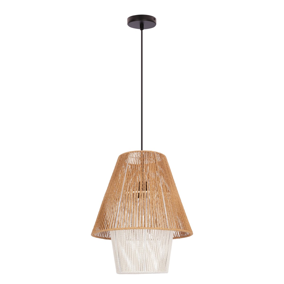 Beżowa lampa wisząca w stylu rustykalnym 31-26880 z serii AFRICA