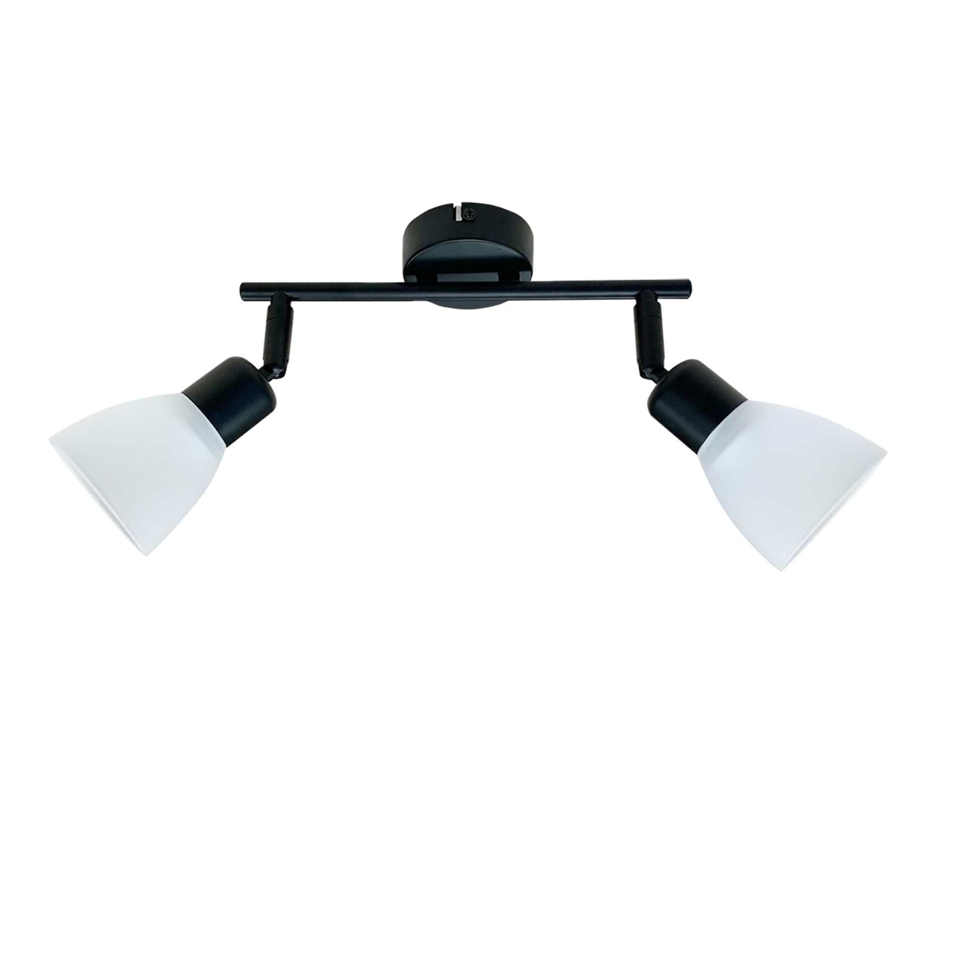 Czarna lampa sufitowa, dwa reflektory 92-29584 z serii COSTA