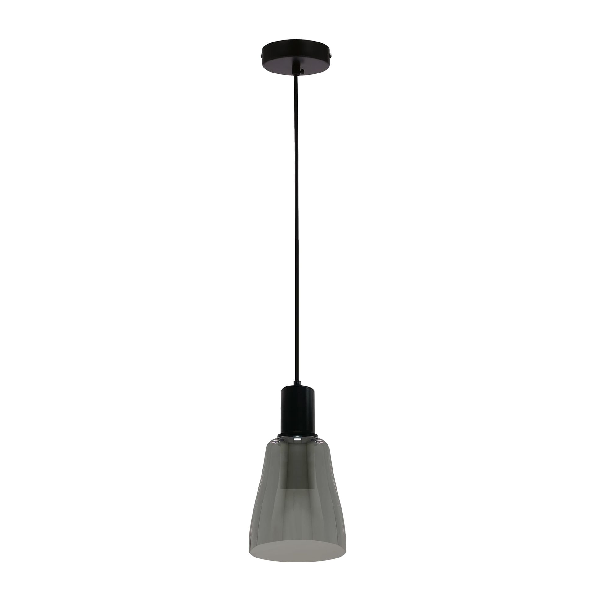 Niebanalna lampa wisząca z szarym kloszem 31-26934 z serii UDIN