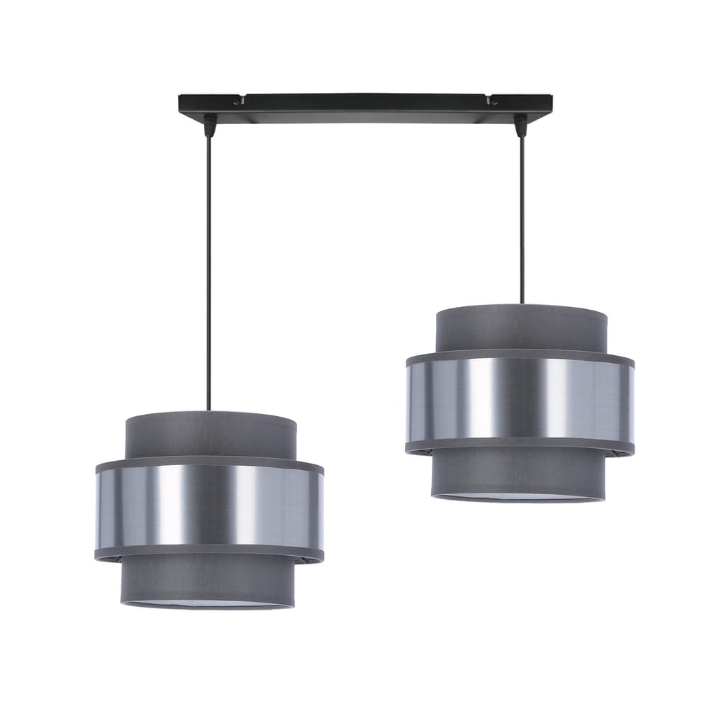 Lampa wisząca z dwoma dekoracyjnymi abażurami 32-18434 z serii HARE