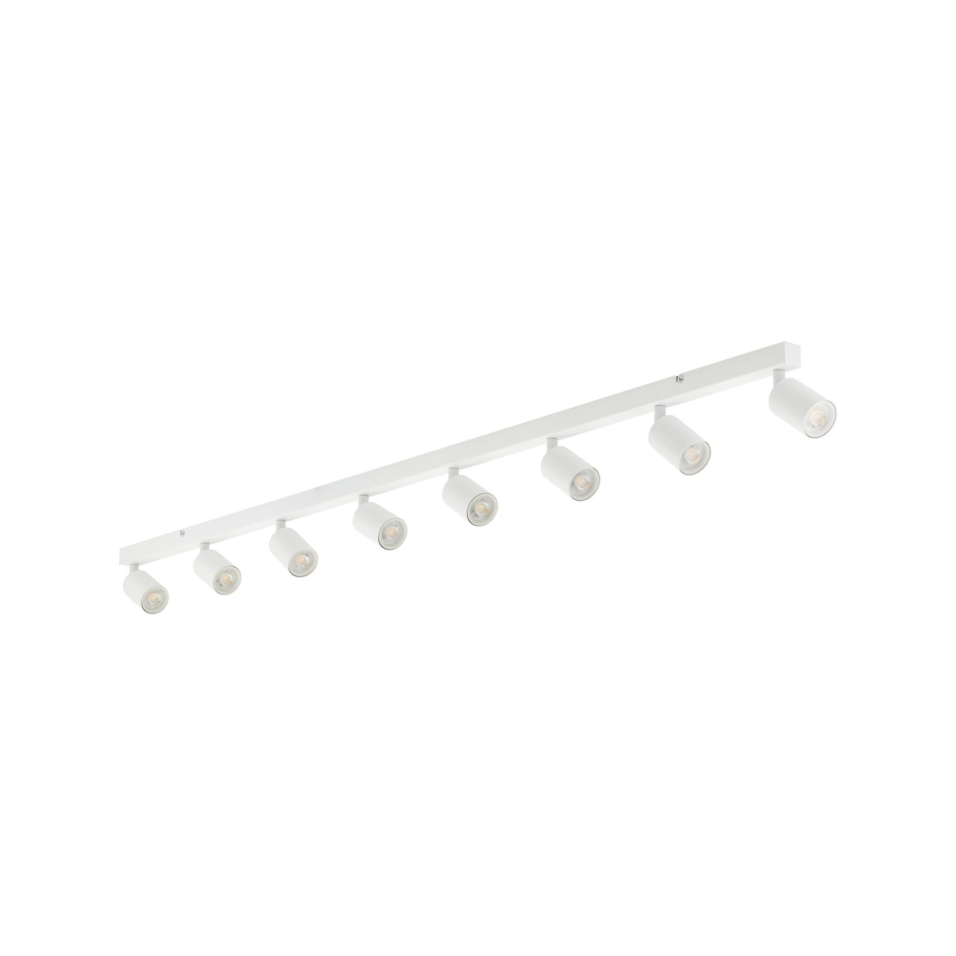 Biała listwa sufitowa z 8 reflektorami TK 6879 z serii TOP