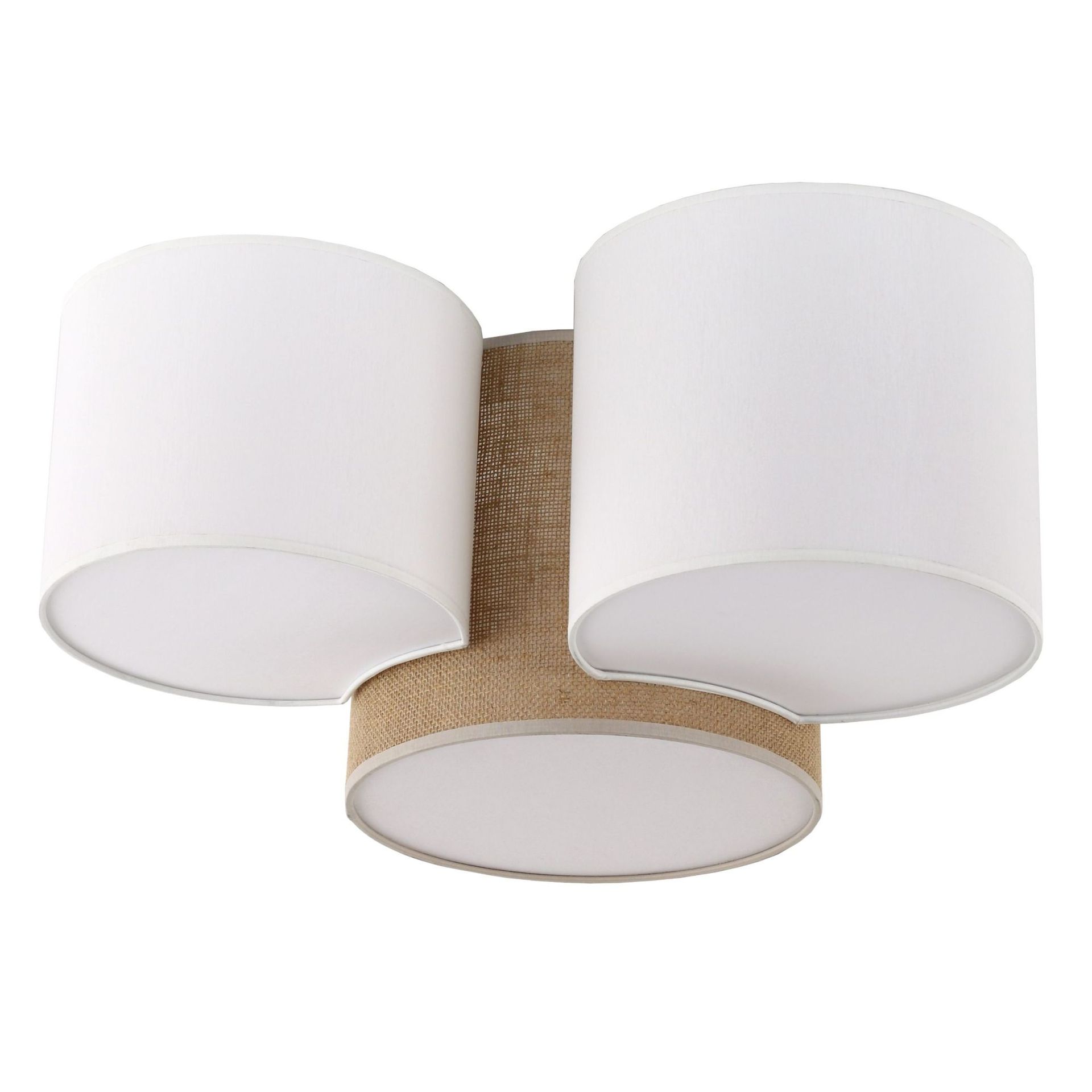 Abażurowa lampa sufitowa w stylu eco TK 5907 z serii MONA JUTA