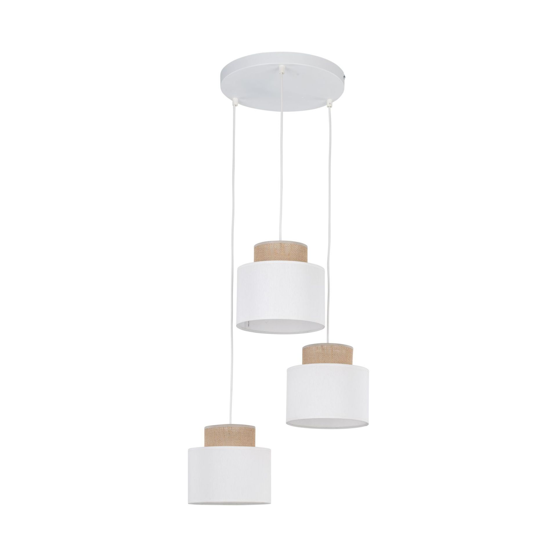 Rustykalna lampa do przytulnej sypialni TK 2594 z serii DUO JUTA