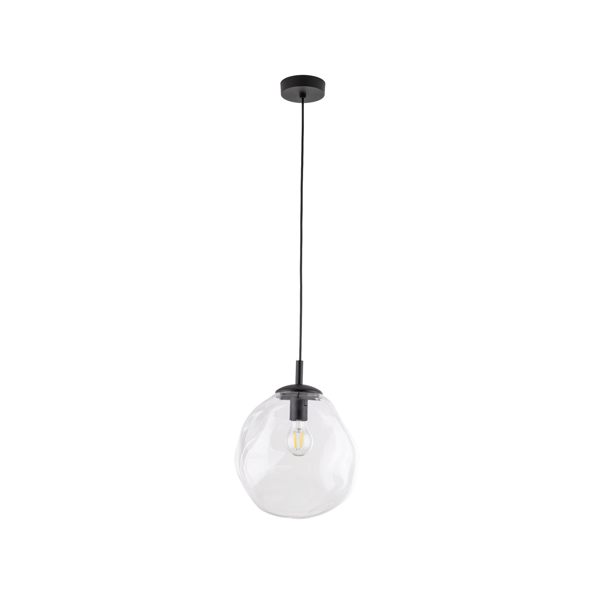 Dekoracyjny zwis z nieregularnym kloszem TK 10082 z serii SOL MINI