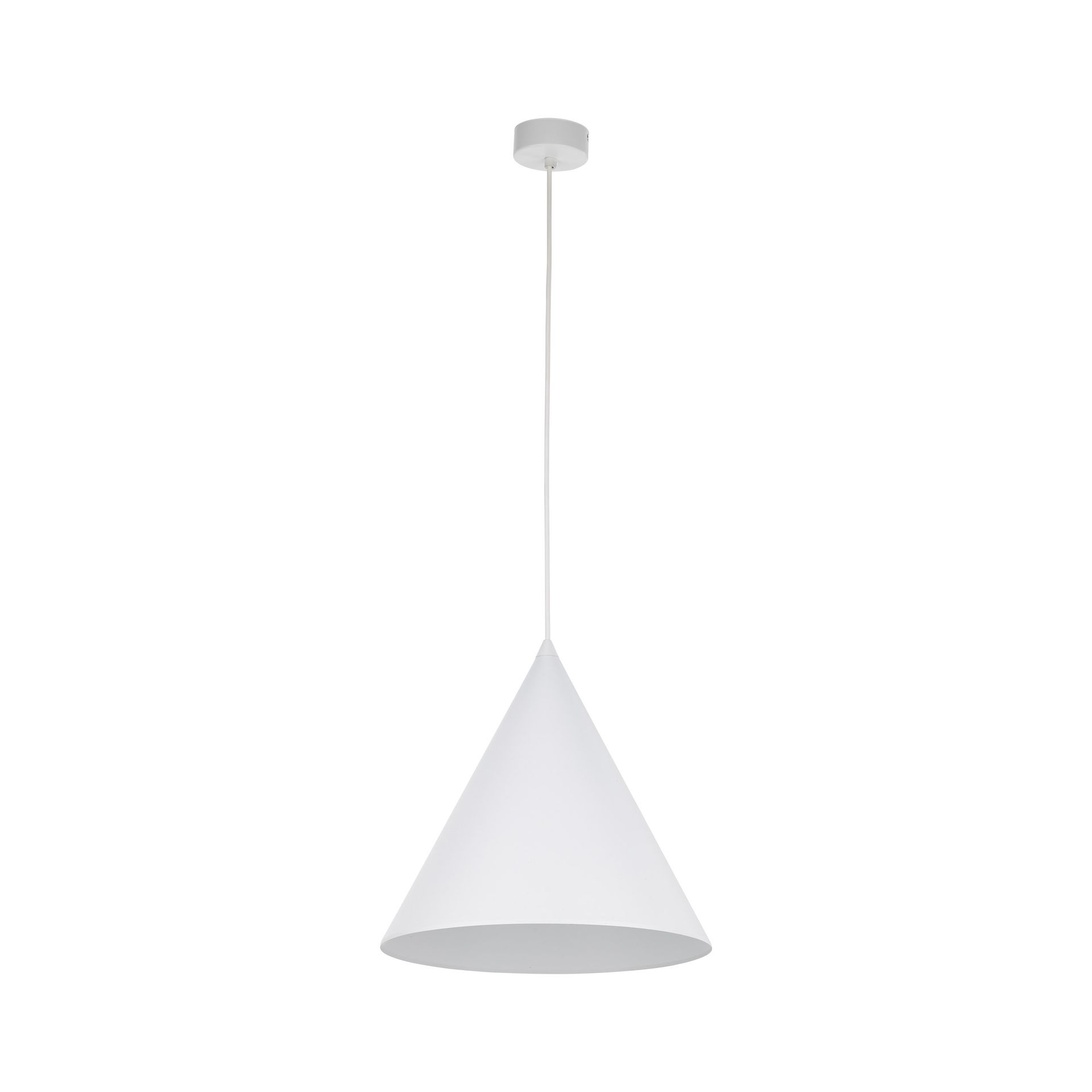Uniwersalna, biała lampa wisząca ⌀32cm TK 10009 z serii CONO