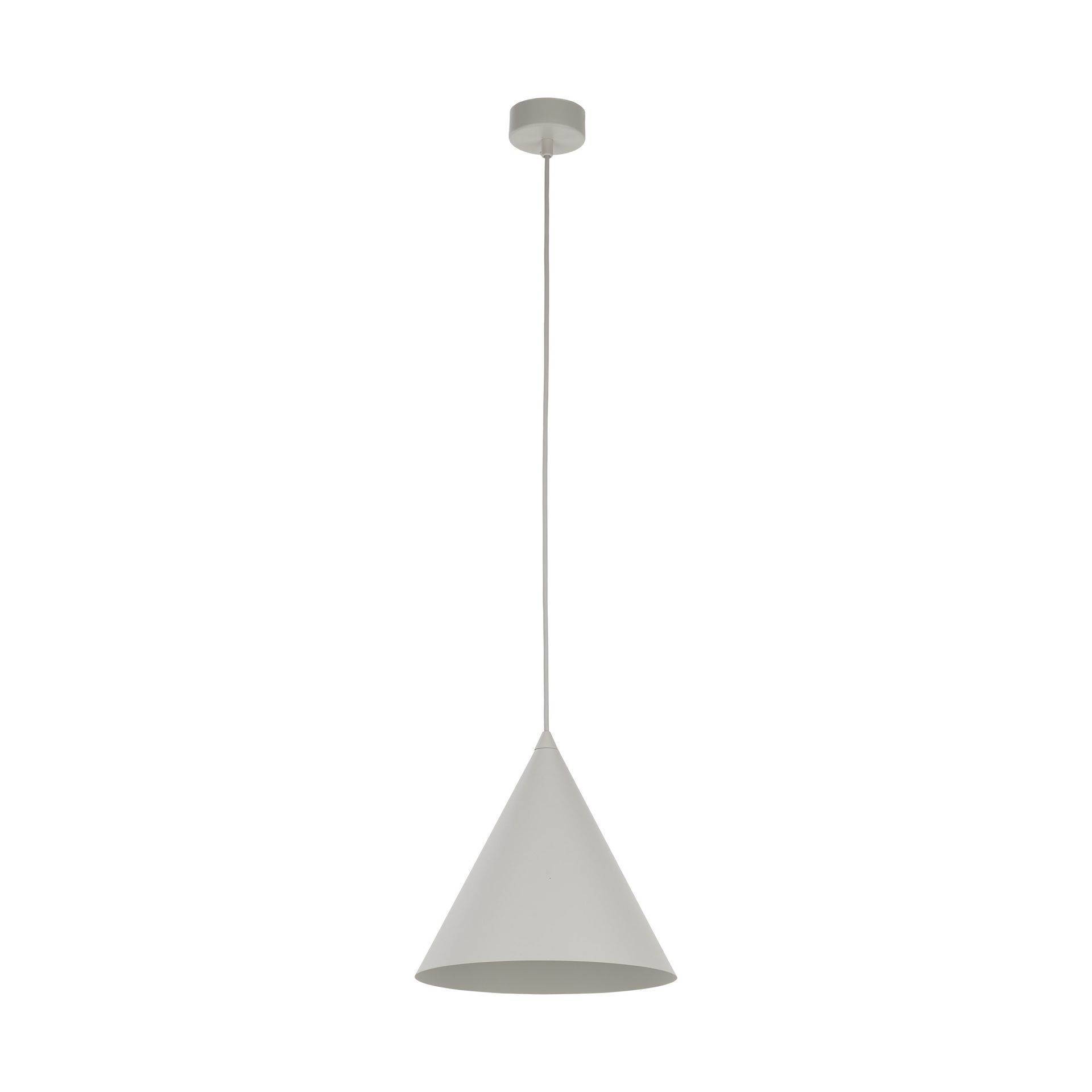 Uniwersalna, beżowa lampa wisząca ⌀25cm TK 6631 z serii CONO