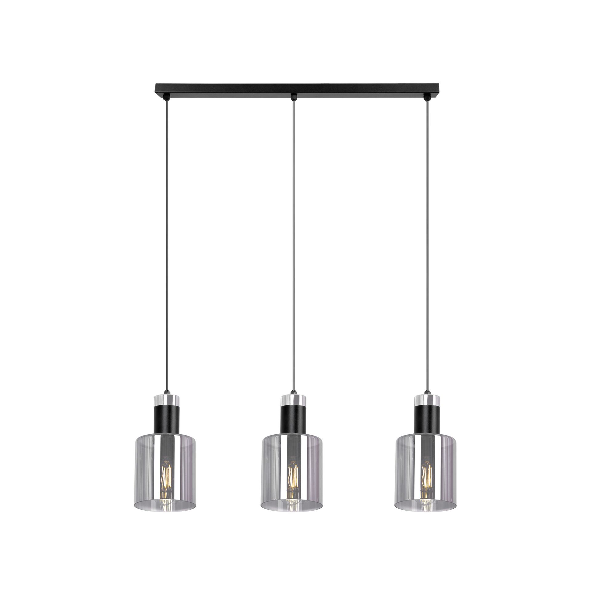 Lampa wisząca na listwie, nad wyspę kuchenną K-5253 z serii BRUS
