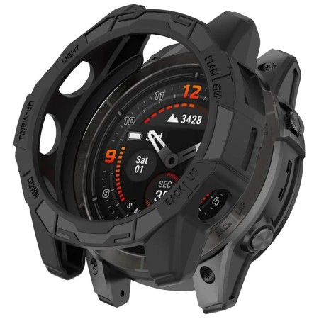 SILIKONOWE ETUI DO GARMIN GARMIN FENIX 7X CZARNE