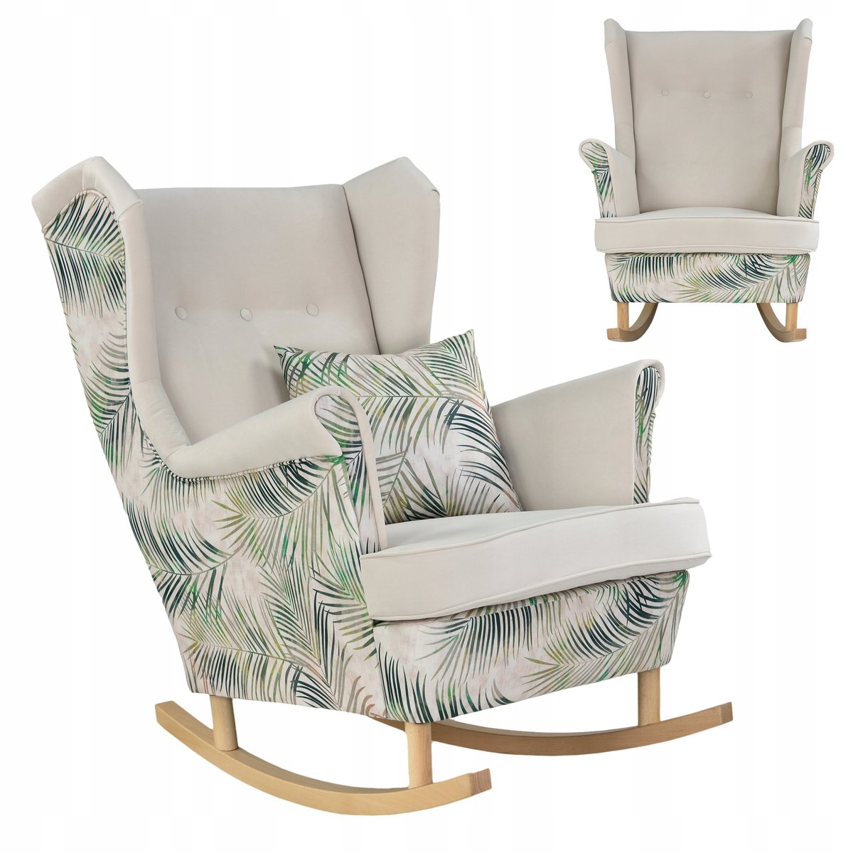 Fotel uszak bujany Ari Print Duo Family Meble