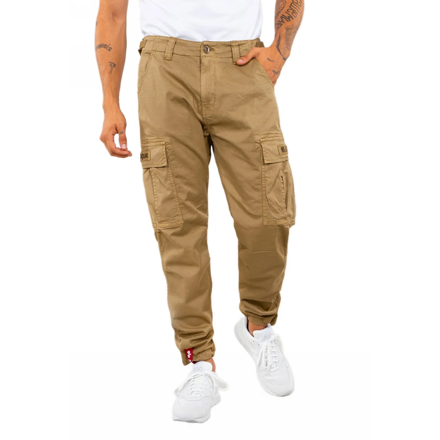 Spodnie Alpha Industries Squad Pant 188202 13 - Khaki RATY 0% | PayPo | GRATIS WYSYŁKA | ZWROT DO 100 DNI