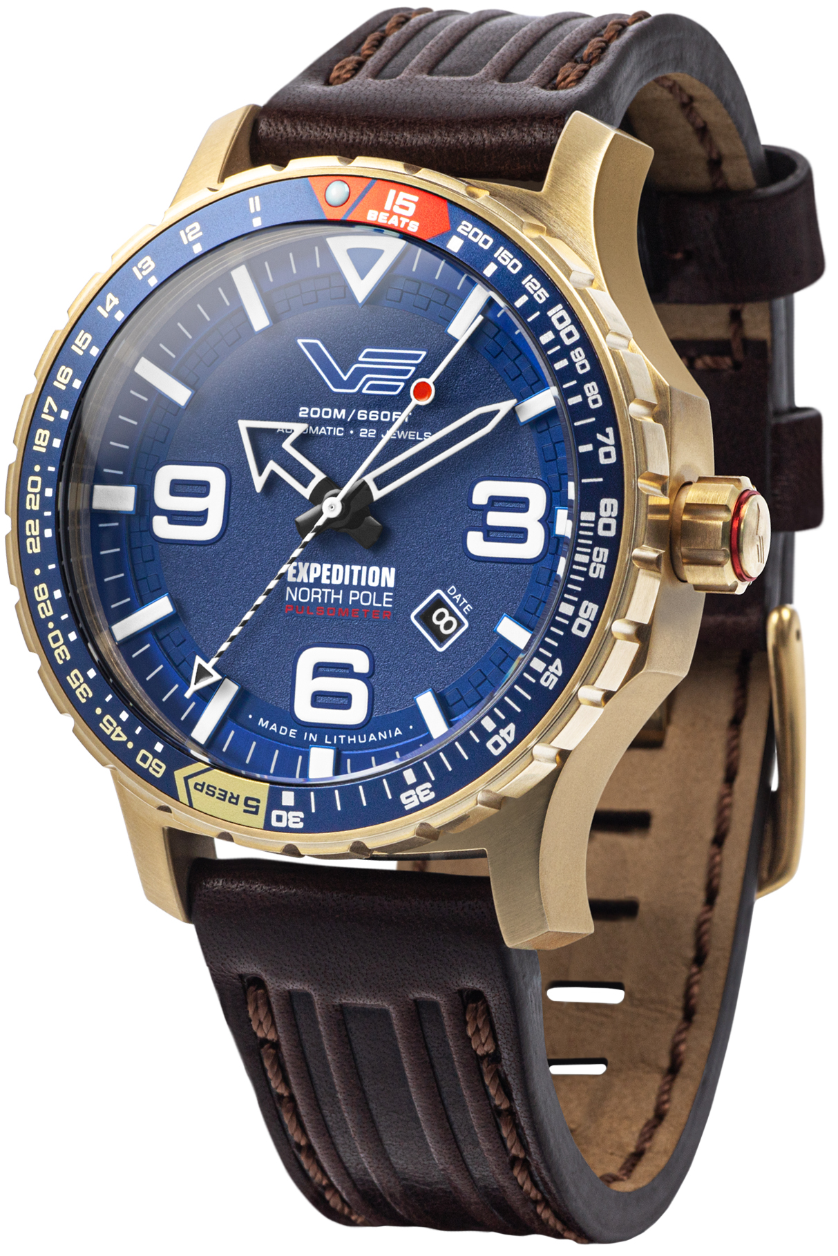 Zegarek Vostok Europe YN55-597B730 Expedition North Pole 1 Polar Sun Automatic 47mm