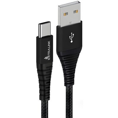 Kabel USB - USB Typ C EXTRALINK Smart Life Cable 15W 2 m Czarny