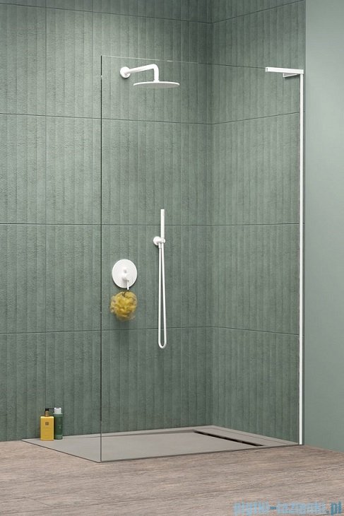 Radaway Modo SL White II kabina Walk-in 115x200 prawa szkło przejrzyste 10319115-04-01R