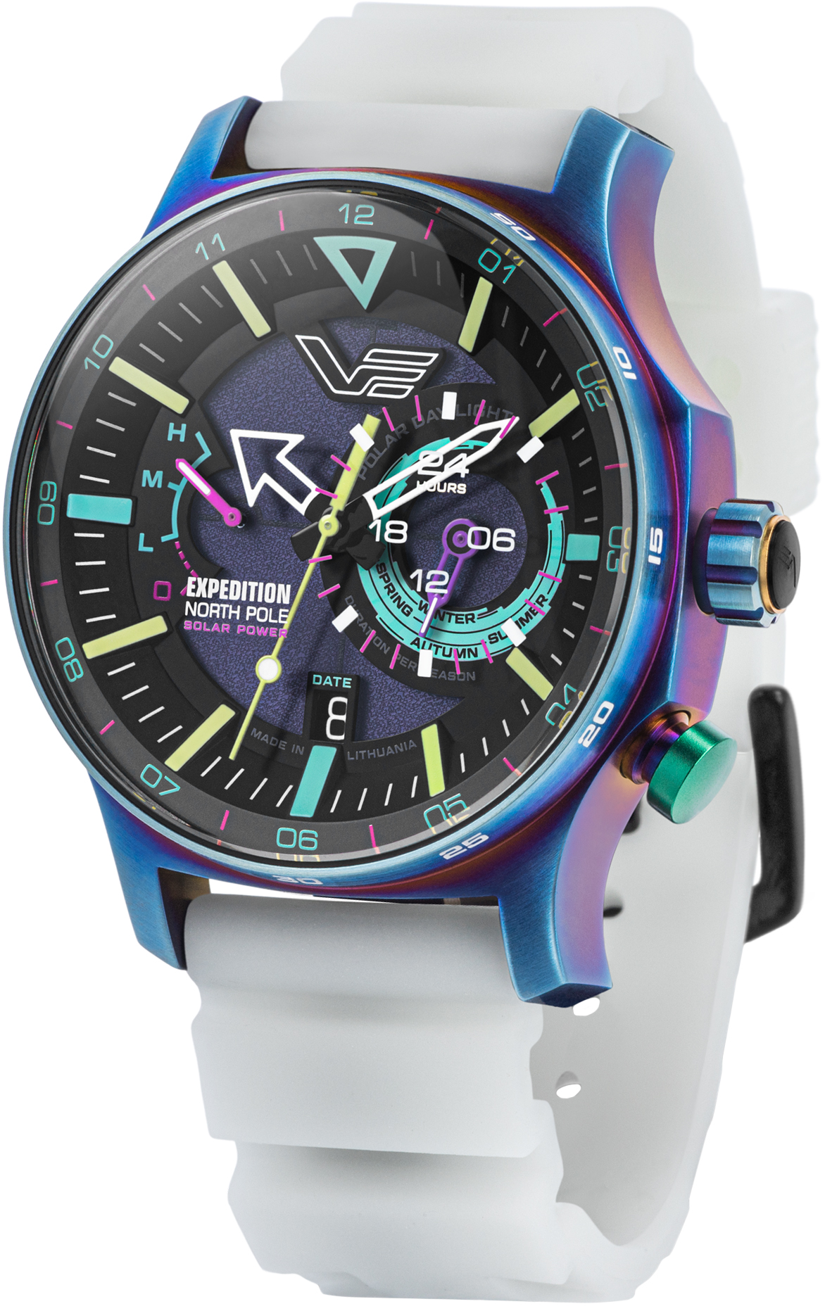 Zegarek Vostok Europe VS57-595D737S Expedition North Pole 1 Polar Light Solar 47mm
