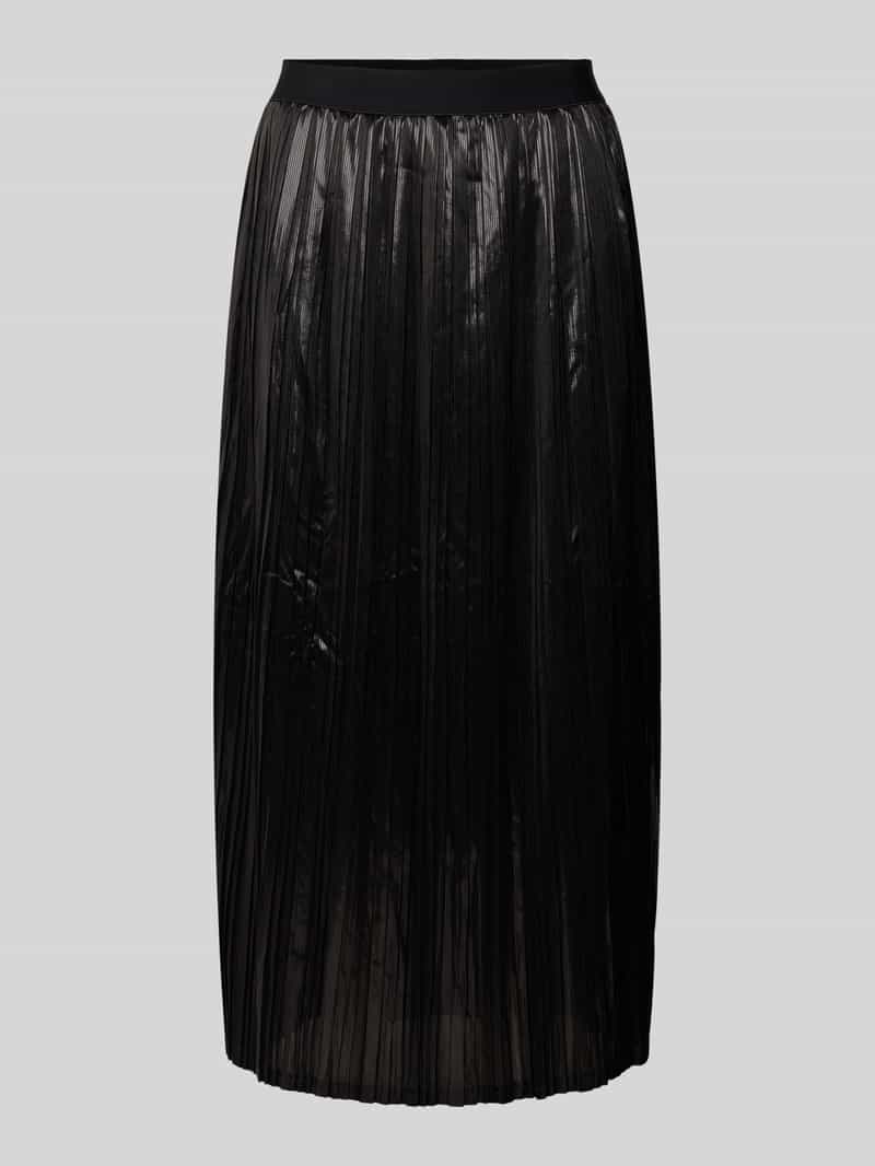 Spódnica midi z plisami model ‘Snow’