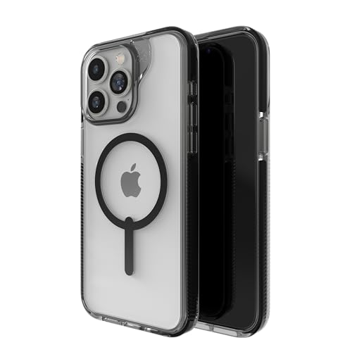 ZAGG Santa Cruz Snap Case do iPhone 15 Pro Max - etui na telefon iPhone MagSafe, ochrona przed upadkiem (4 m), trwały grafen, odporne na żółknięcie i zarysowania, czarne