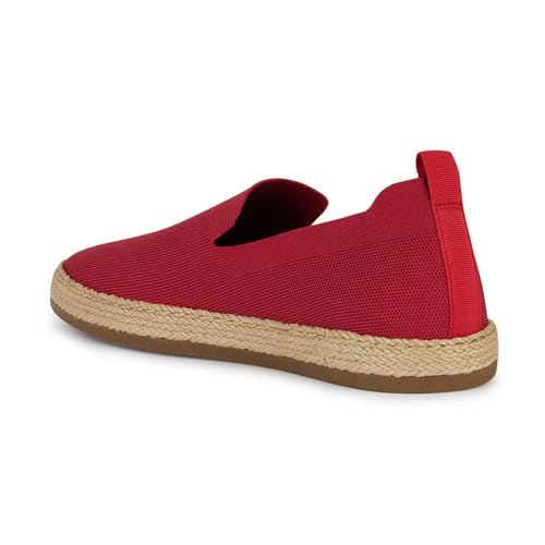 Geox Męskie sandały U Pantelleria A espadryle Wedge, czerwone, 43 EU, czerwony, 43 EU