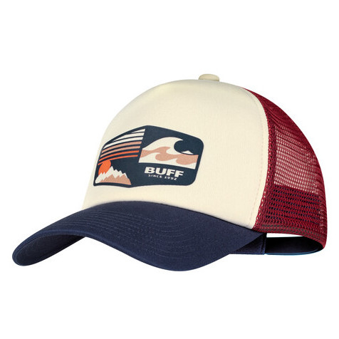 Bejsbolówka Buff Trucker Cap Kolor: biały/fioletowy