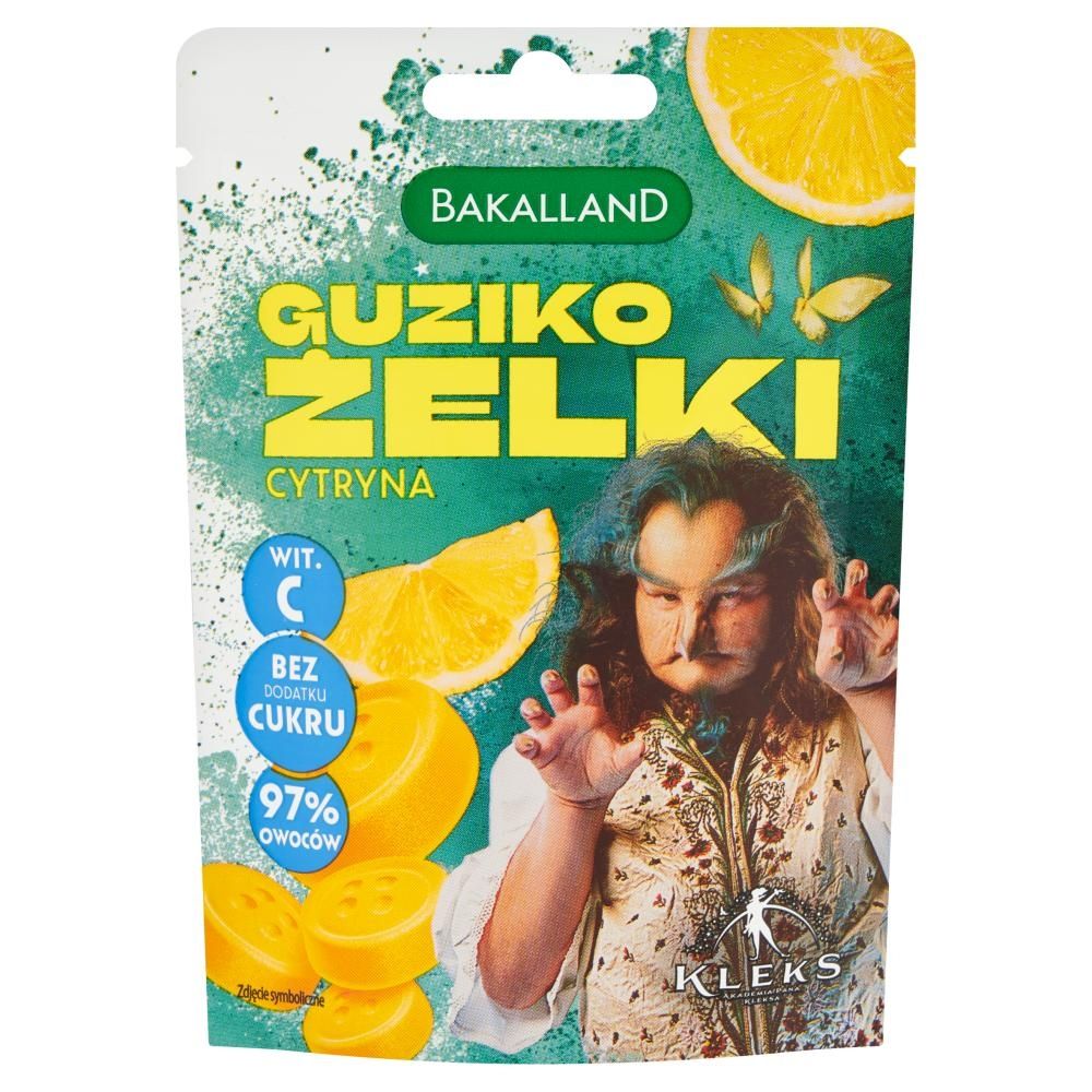 Bakalland Kleks Guziko żelki cytrynowe 34 g