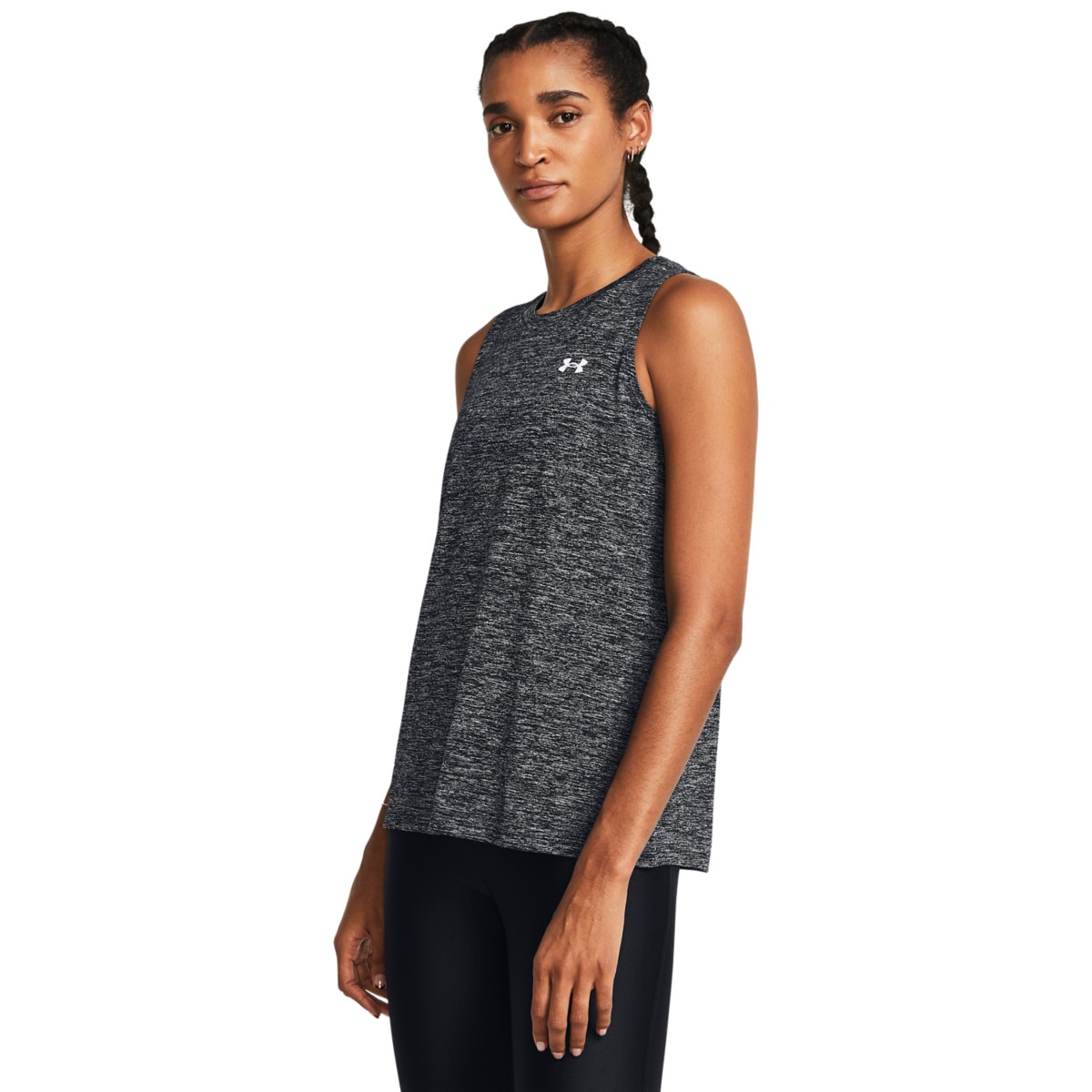 Damski top treningowy Under Armour Tech Tank Twist - szary - UNDER ARMOUR