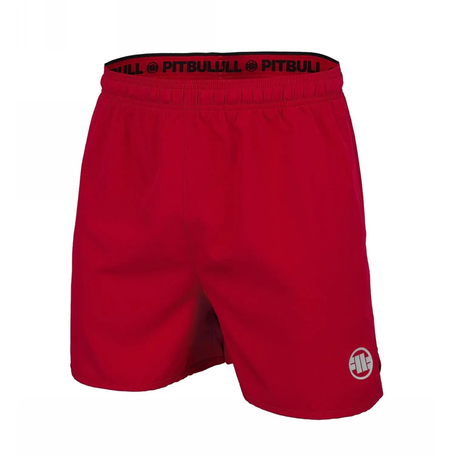 Spodenki sportowe Pit Bull Performance Pro plus Small Logo II - Czerwone RATY 0% | PayPo | GRATIS WYSYŁKA | ZWROT DO 100 DNI