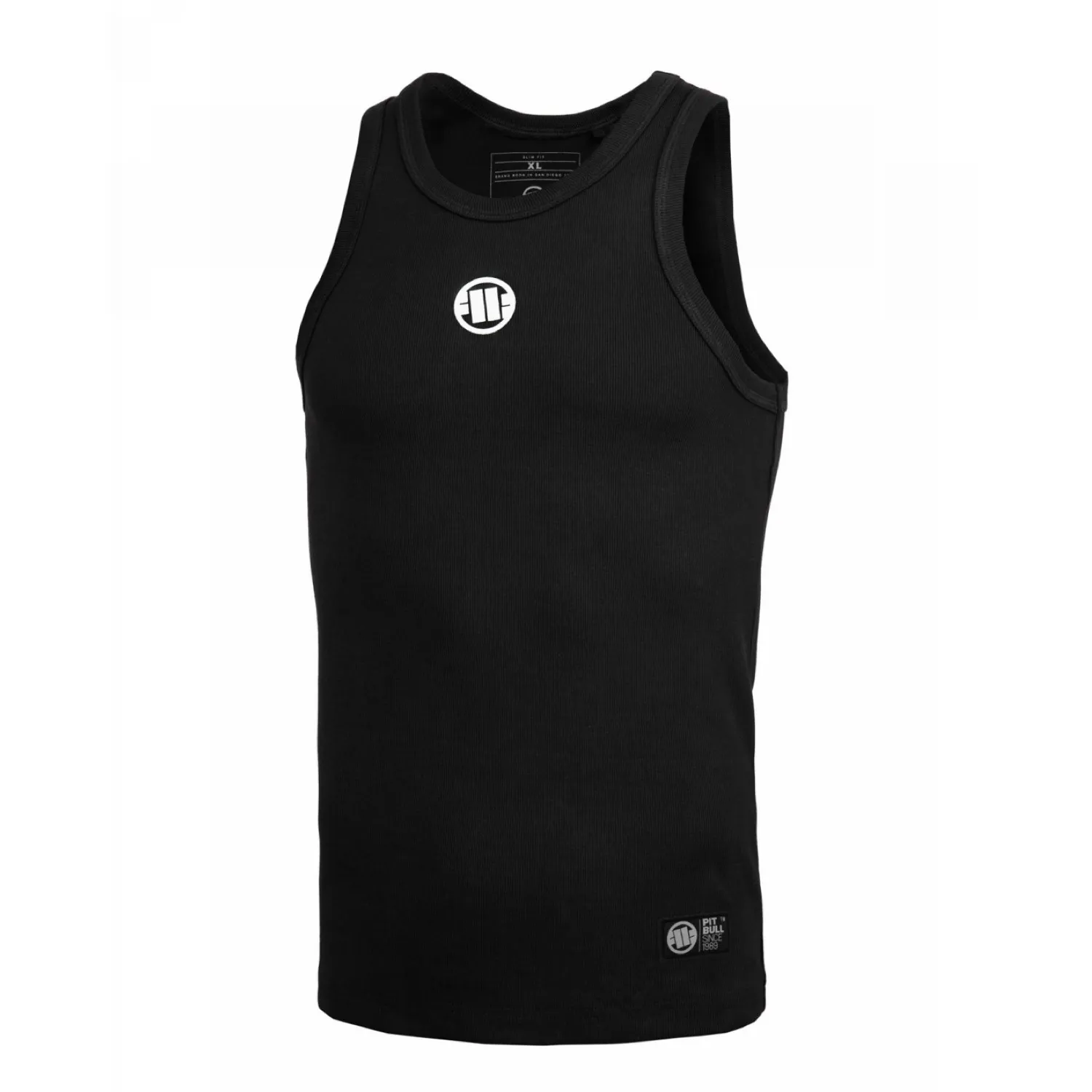 Tank Top Pit Bull Heavy Weight 240 Rib Small Logo '24 - Czarny RATY 0% | PayPo | GRATIS WYSYŁKA | ZWROT DO 100 DNI