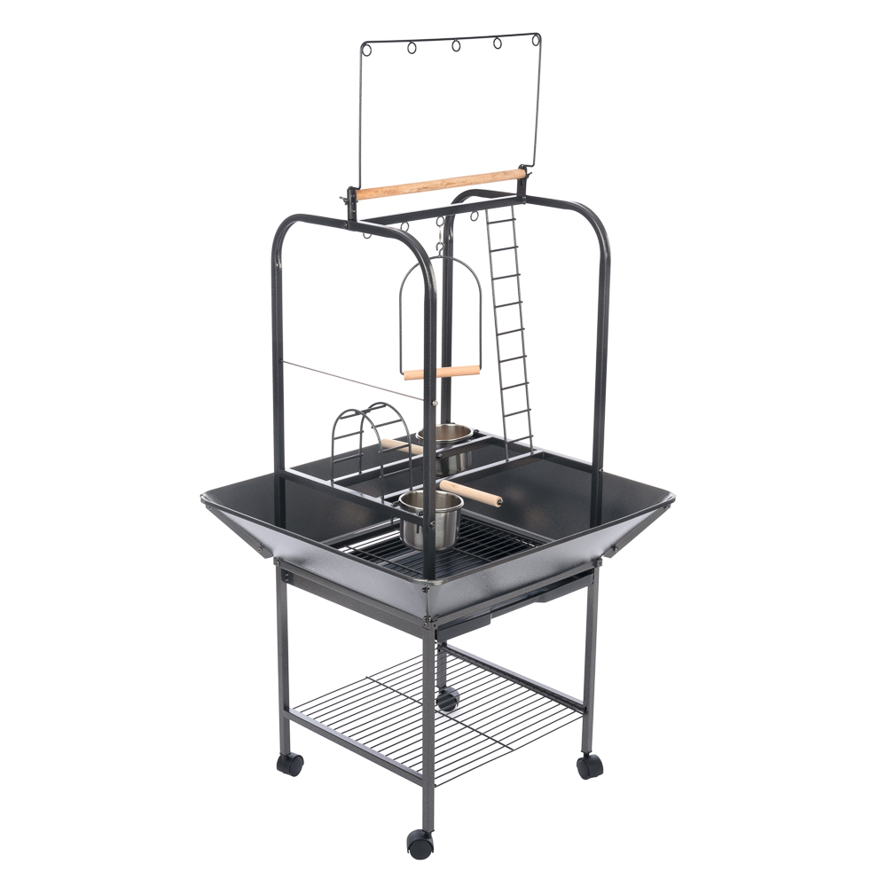TIAKI wolnostojące siedzisko dla papug - (dł. x szer. x wys.): 66,5 x 63,5 x 141 cm