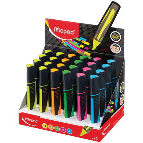ZAKREŚLACZ FLUO PEPS MAX MIX KOLORÓW  742937 Maped