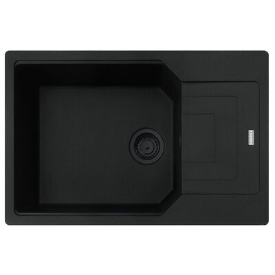 Zlew FRANKE Urban UBG 611-78 XL GSC czarny mat BLACK EDITION (114.0697.751)