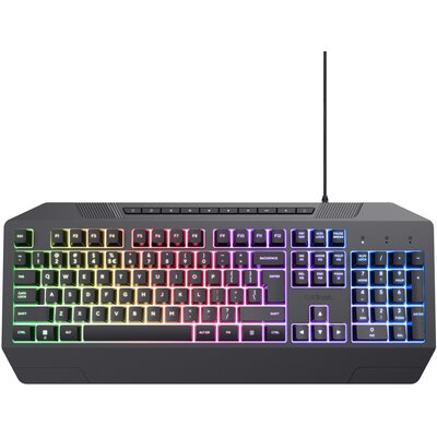 Klawiatura Trust GXT836 EVOCX, USB, CZ/SK (24722) Czarna