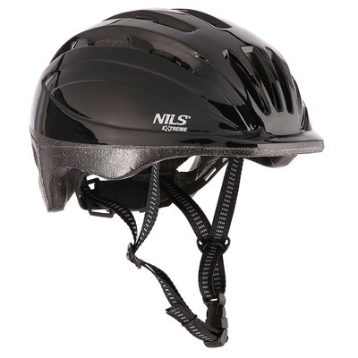 Mtv62j Czarny Rozm. M(52-56cm) Kask Dziecięcy Nils Extreme