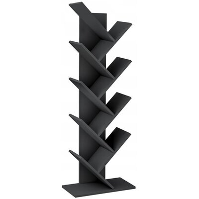 ﻿REGAŁ szafka na książki PS 152 cm czarny